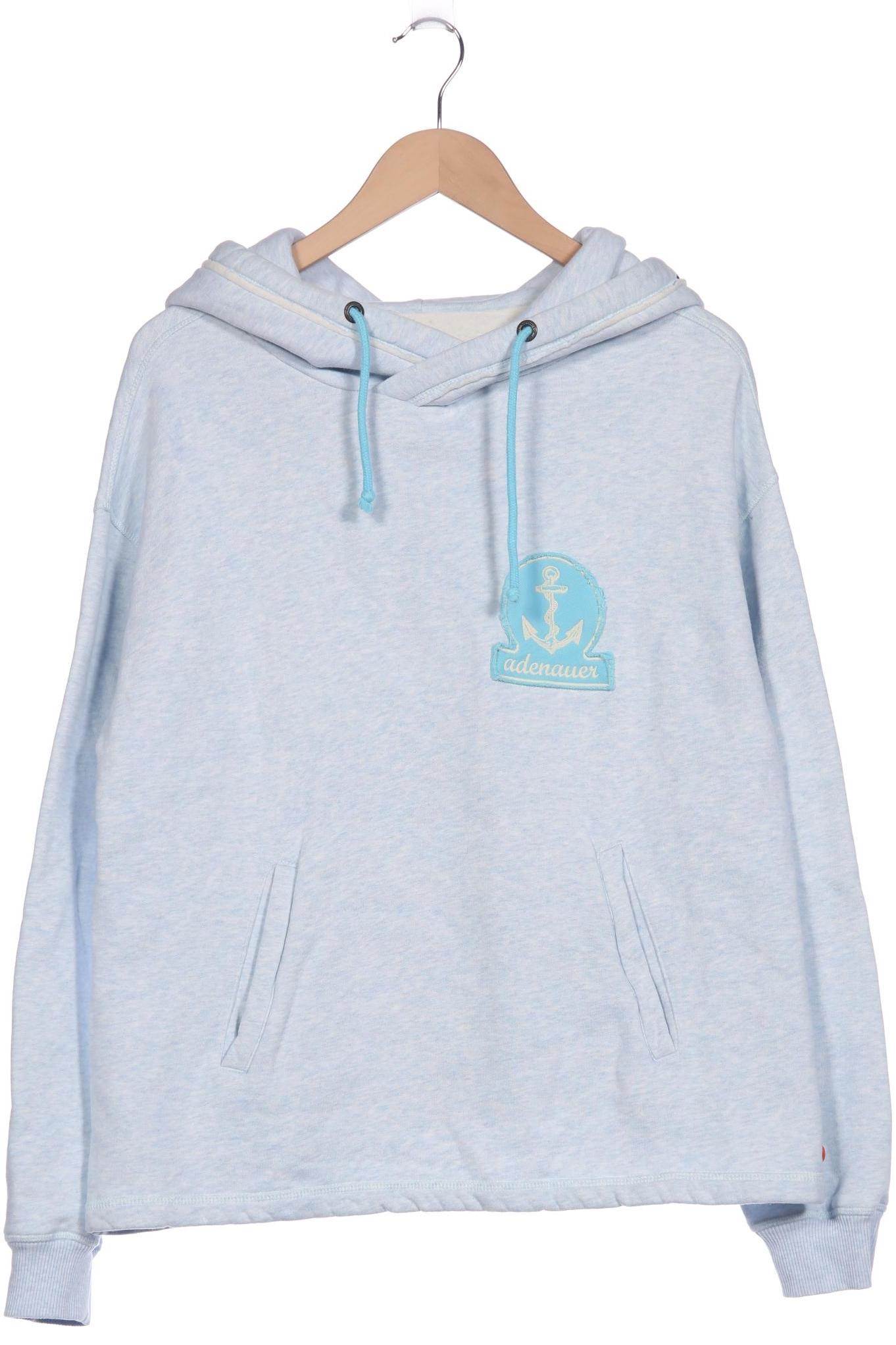 

Adenauer & Co Damen Kapuzenpullover, blau, Gr. 38