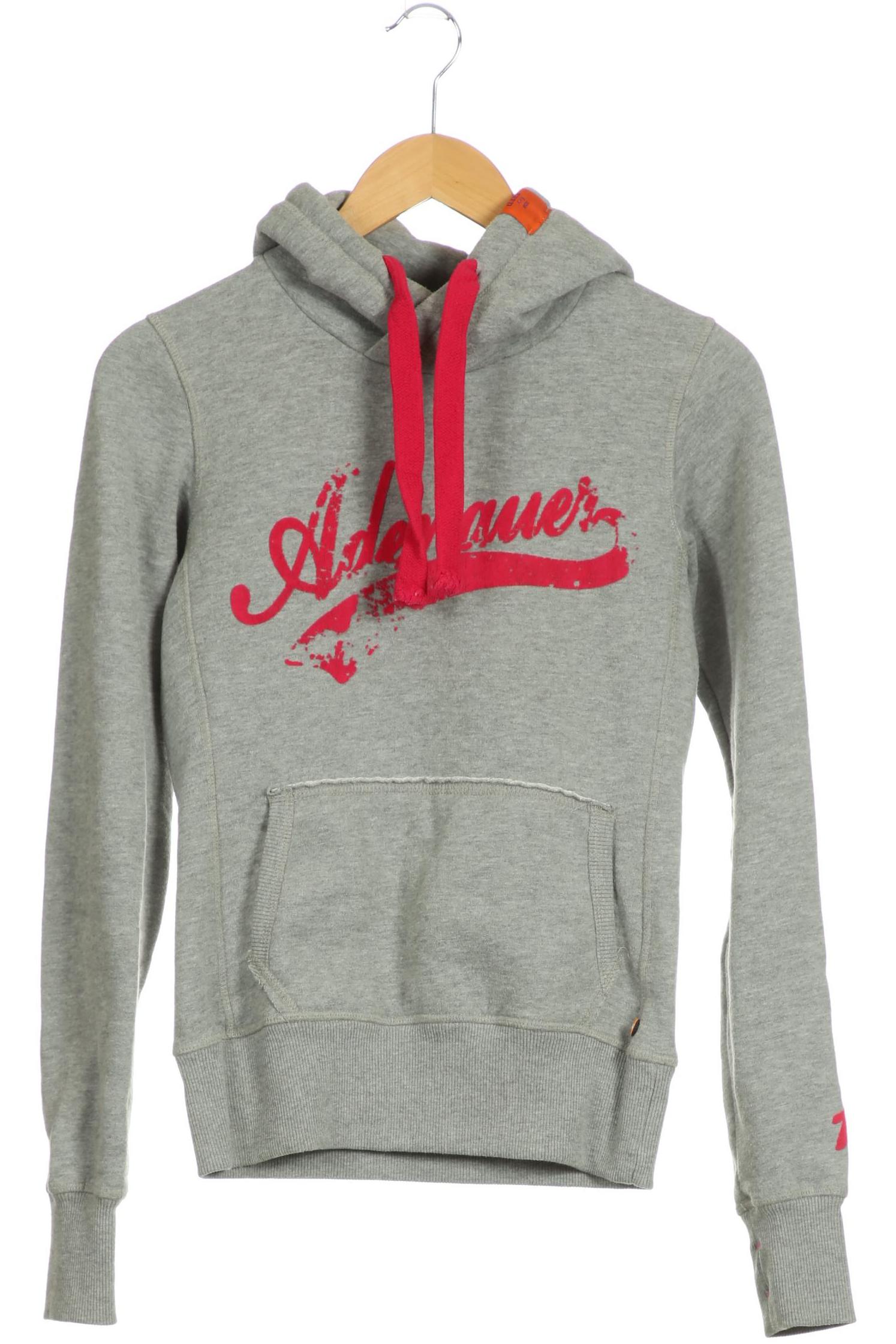 

Adenauer & Co Damen Kapuzenpullover, grau, Gr. 34