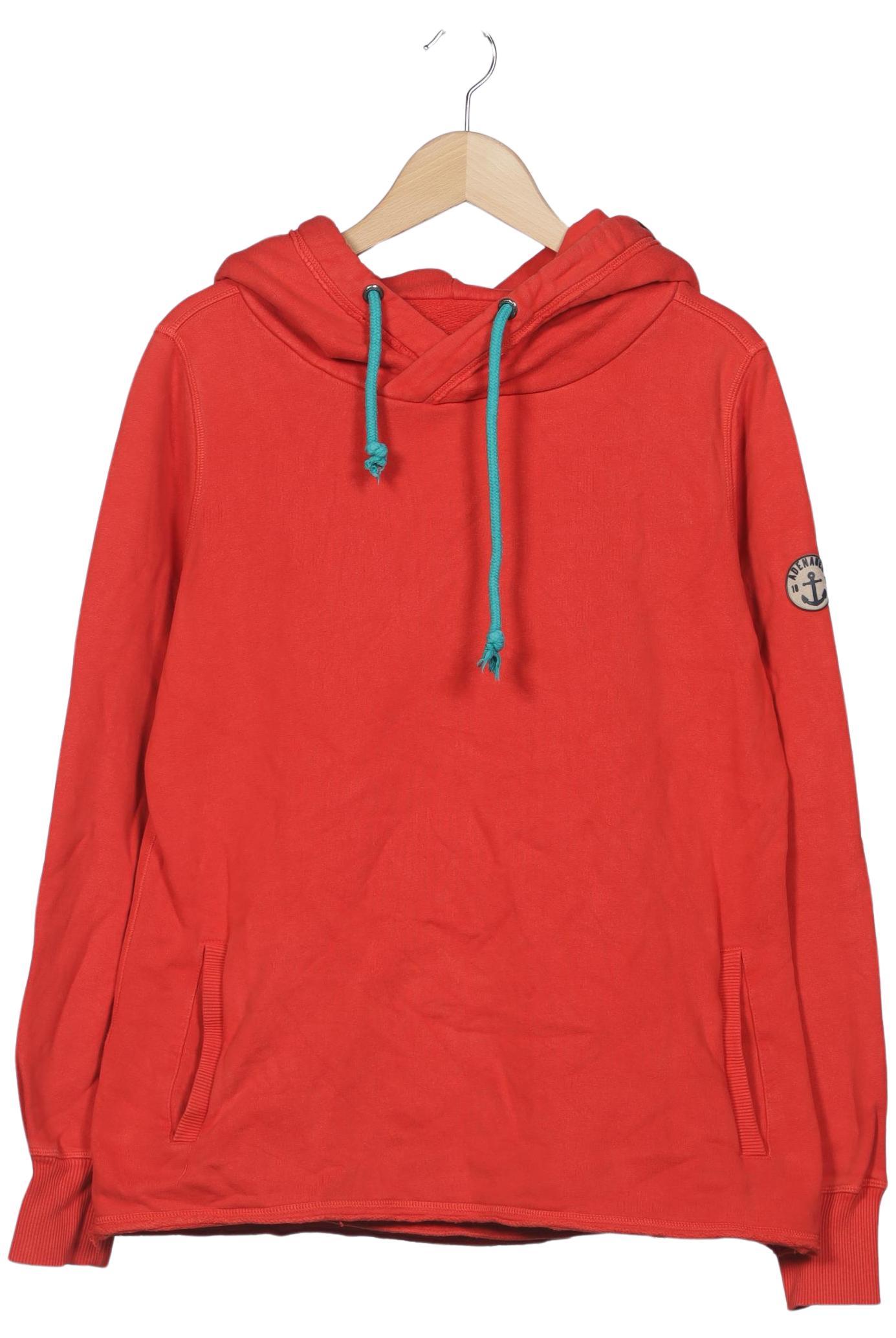 

Adenauer & Co Damen Kapuzenpullover, rot, Gr. 38