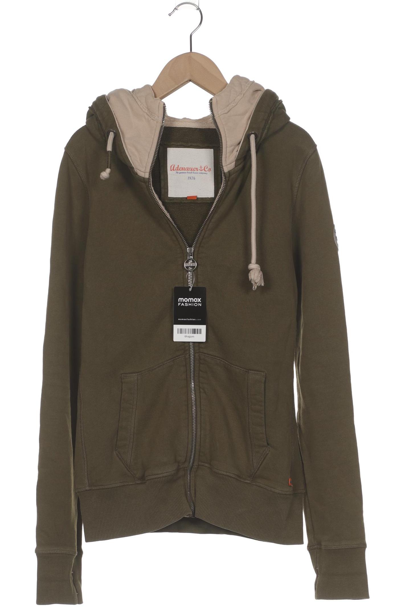 

Adenauer & Co Damen Kapuzenpullover, grün, Gr. 38