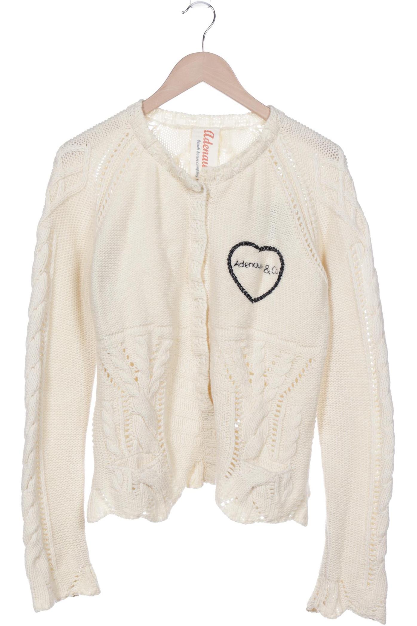 

Adenauer & Co Damen Strickjacke, cremeweiß, Gr. 44