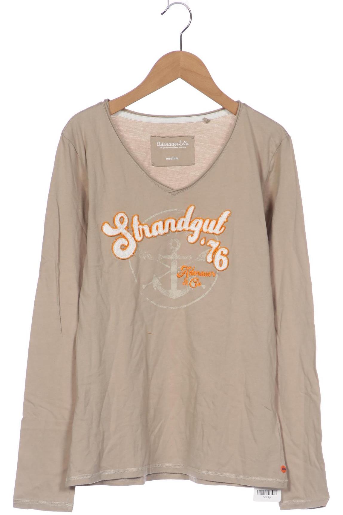 

Adenauer & Co Damen Langarmshirt, beige, Gr. 38