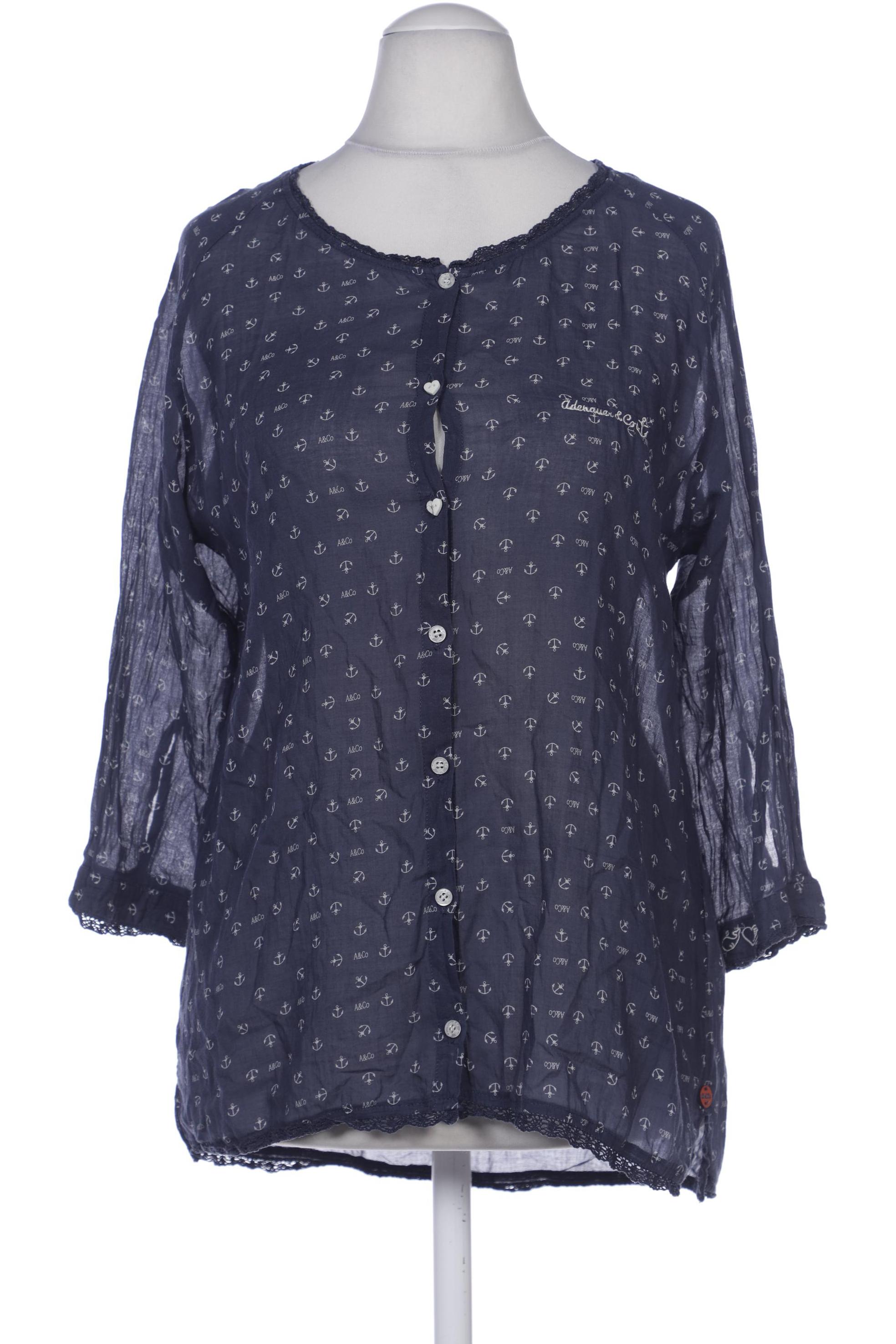 

Adenauer & Co Damen Bluse, marineblau, Gr. 38