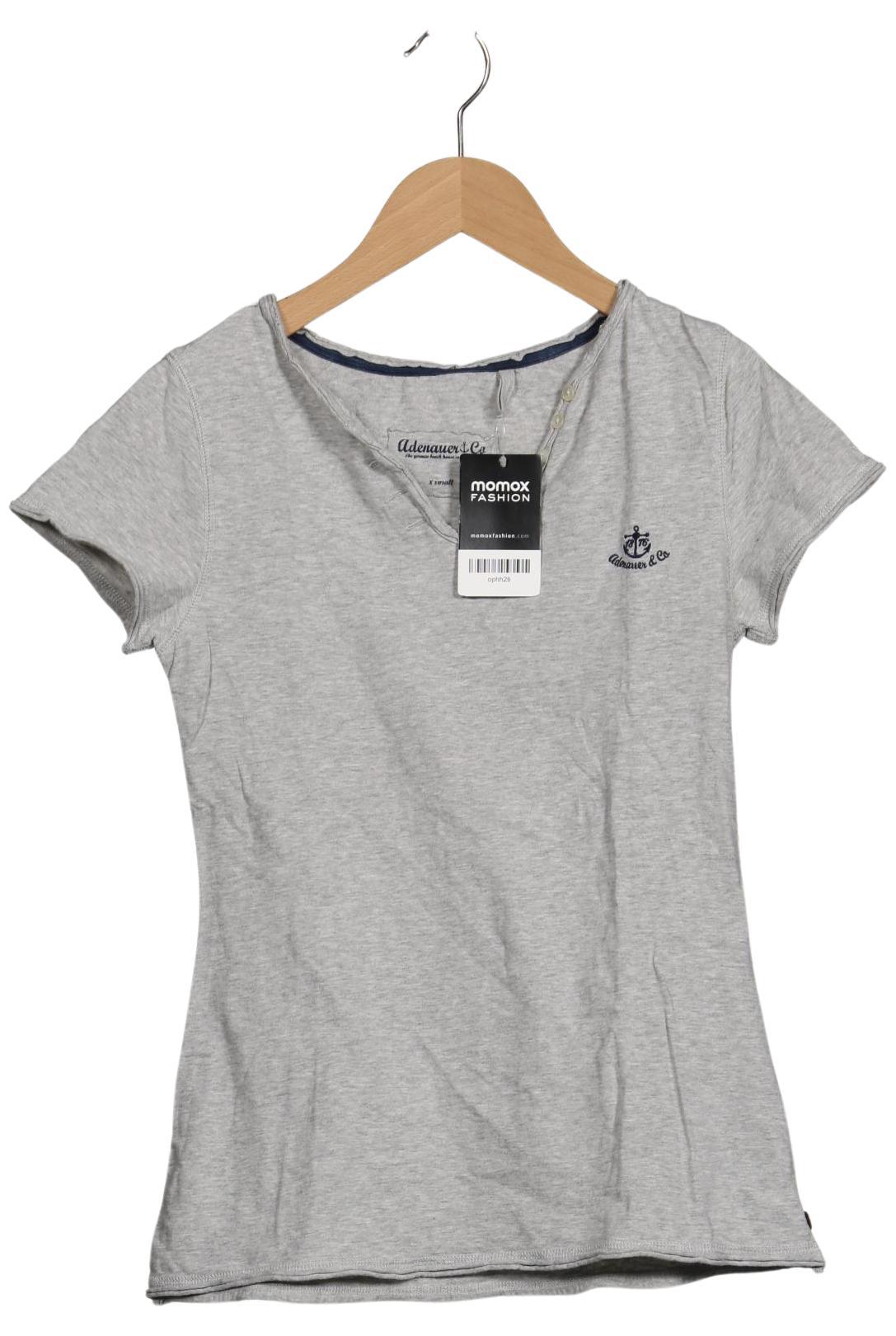 

Adenauer & Co Damen T-Shirt, grau, Gr. 34