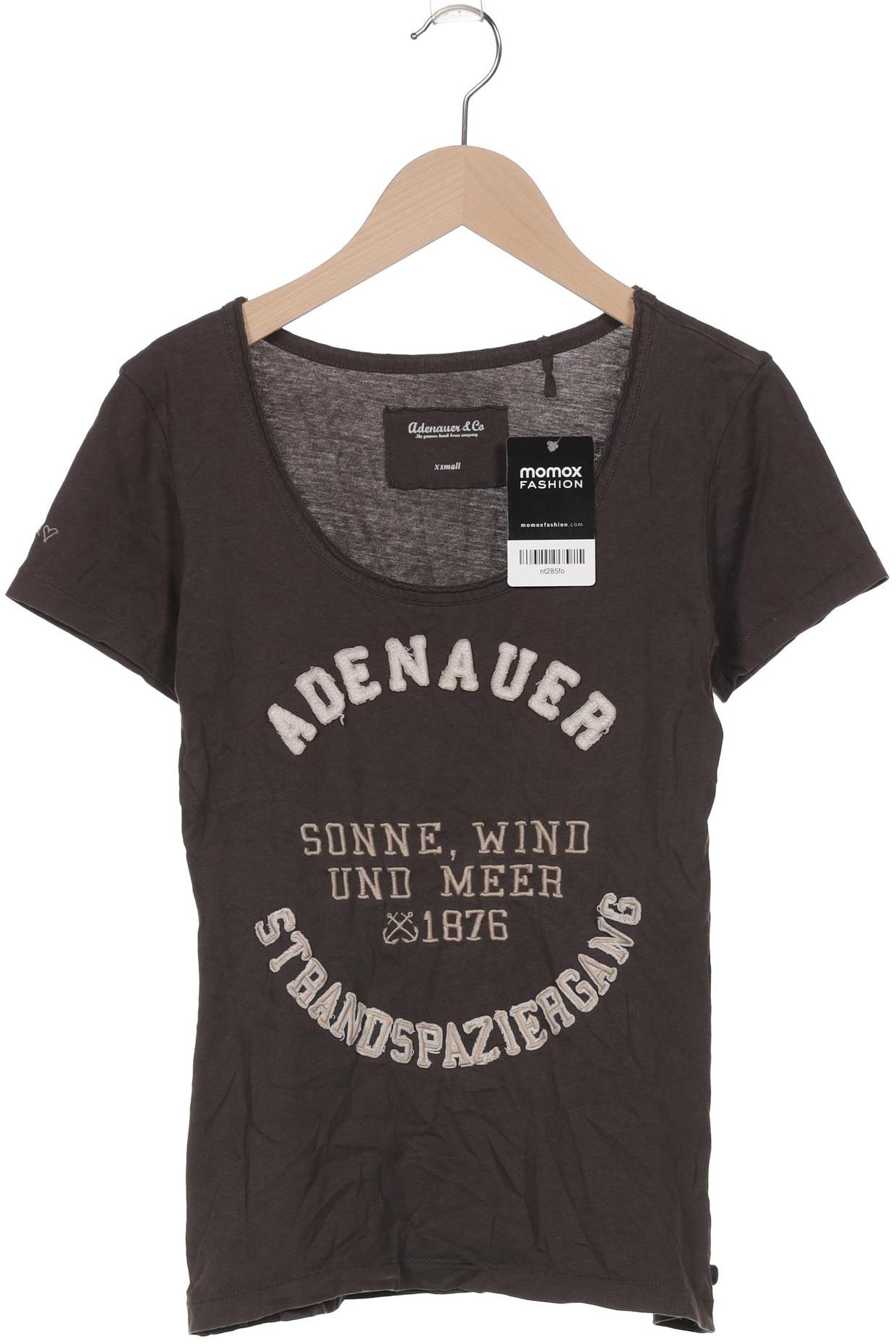 

Adenauer & Co Damen T-Shirt, grau, Gr. 34