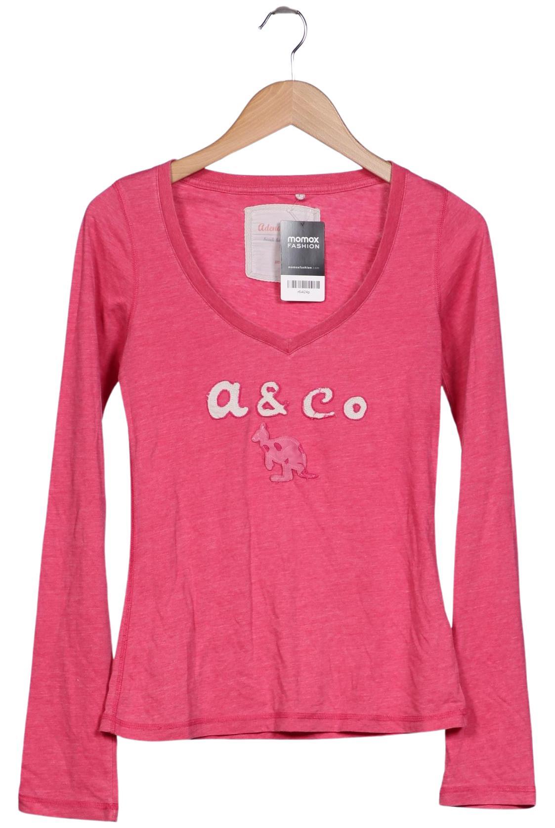 

Adenauer & Co Damen Langarmshirt, pink, Gr. 38