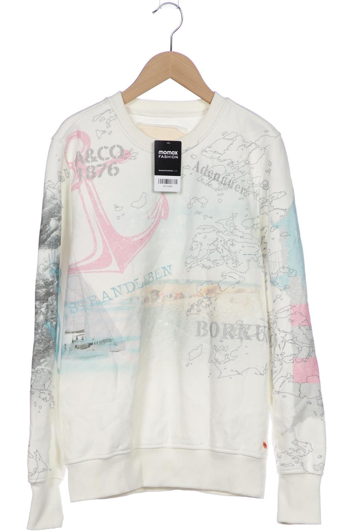 

Adenauer & Co Damen Sweatshirt, weiß, Gr. 38