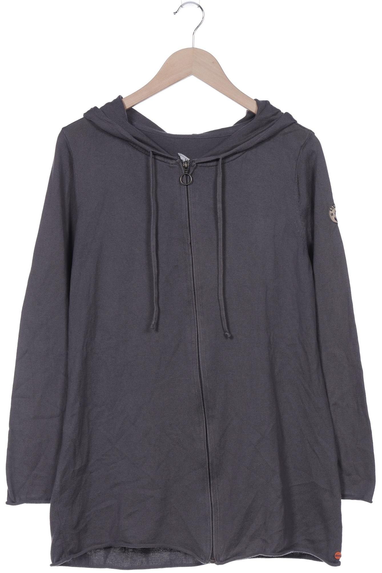 

Adenauer & Co Damen Kapuzenpullover, grau, Gr. 38