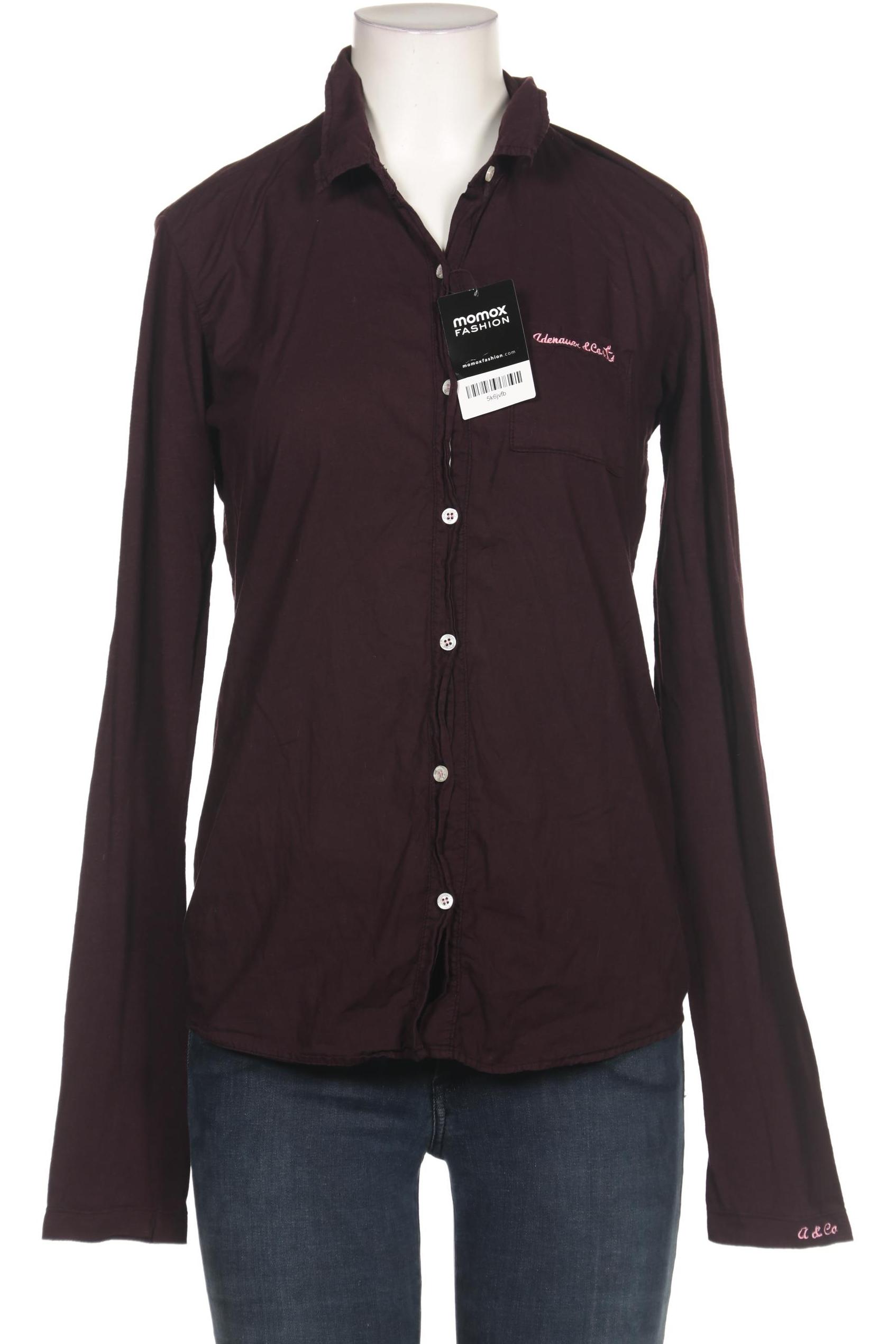 

Adenauer & Co Damen Bluse, bordeaux, Gr. 38