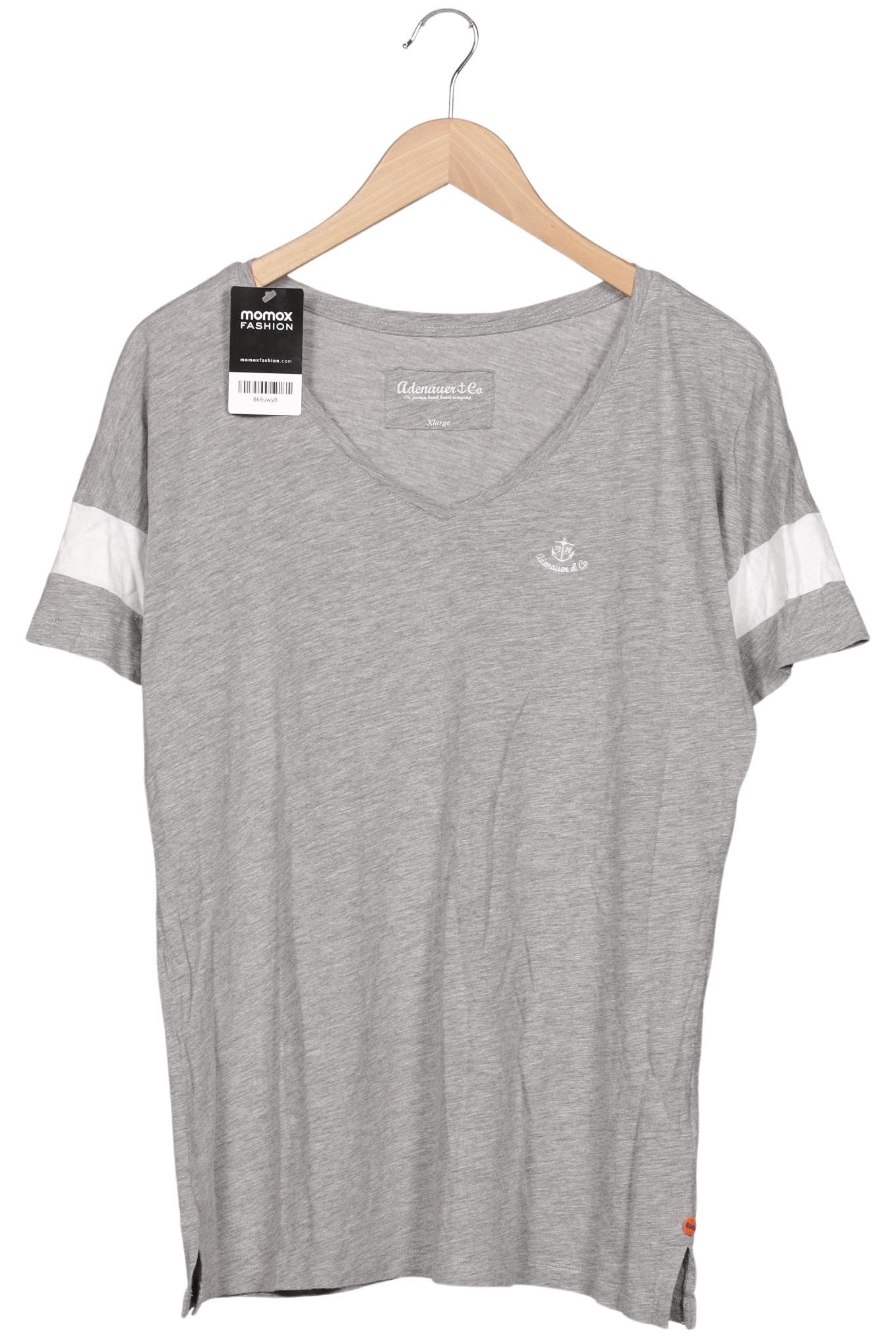 

Adenauer & Co Damen T-Shirt, grau, Gr. 44