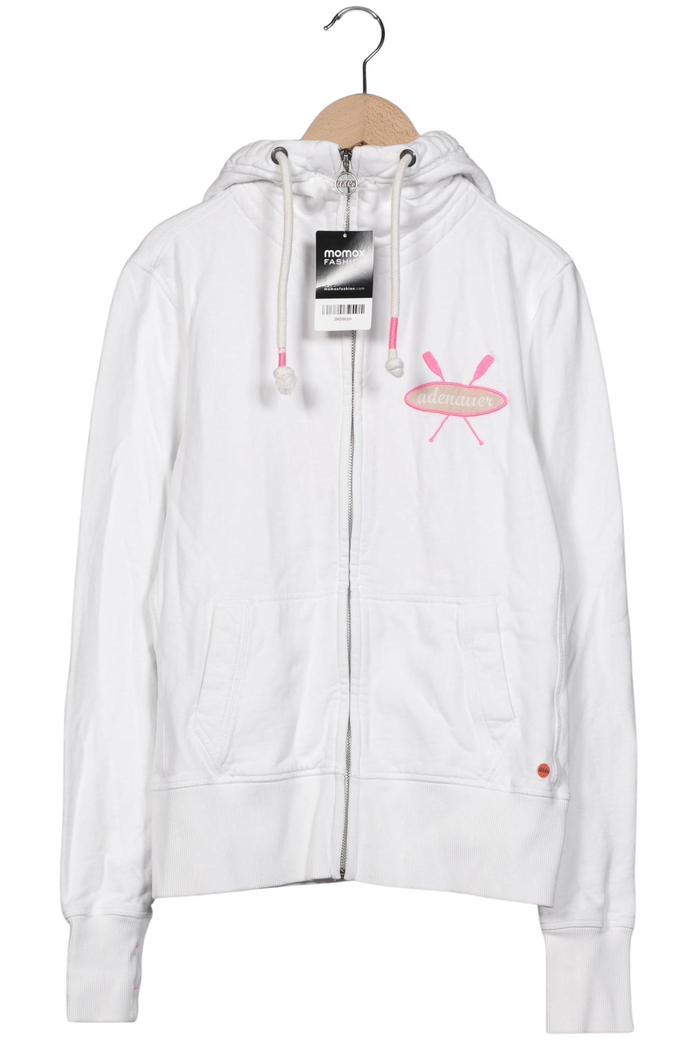

Adenauer & Co Damen Kapuzenpullover, weiß, Gr. 34