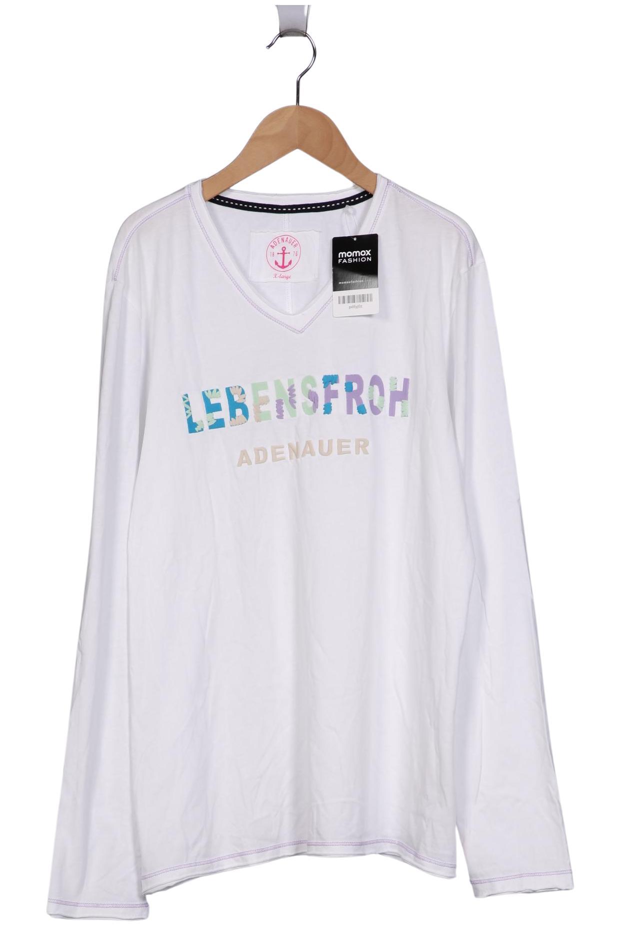 

Adenauer & Co Damen Langarmshirt, weiß, Gr. 44