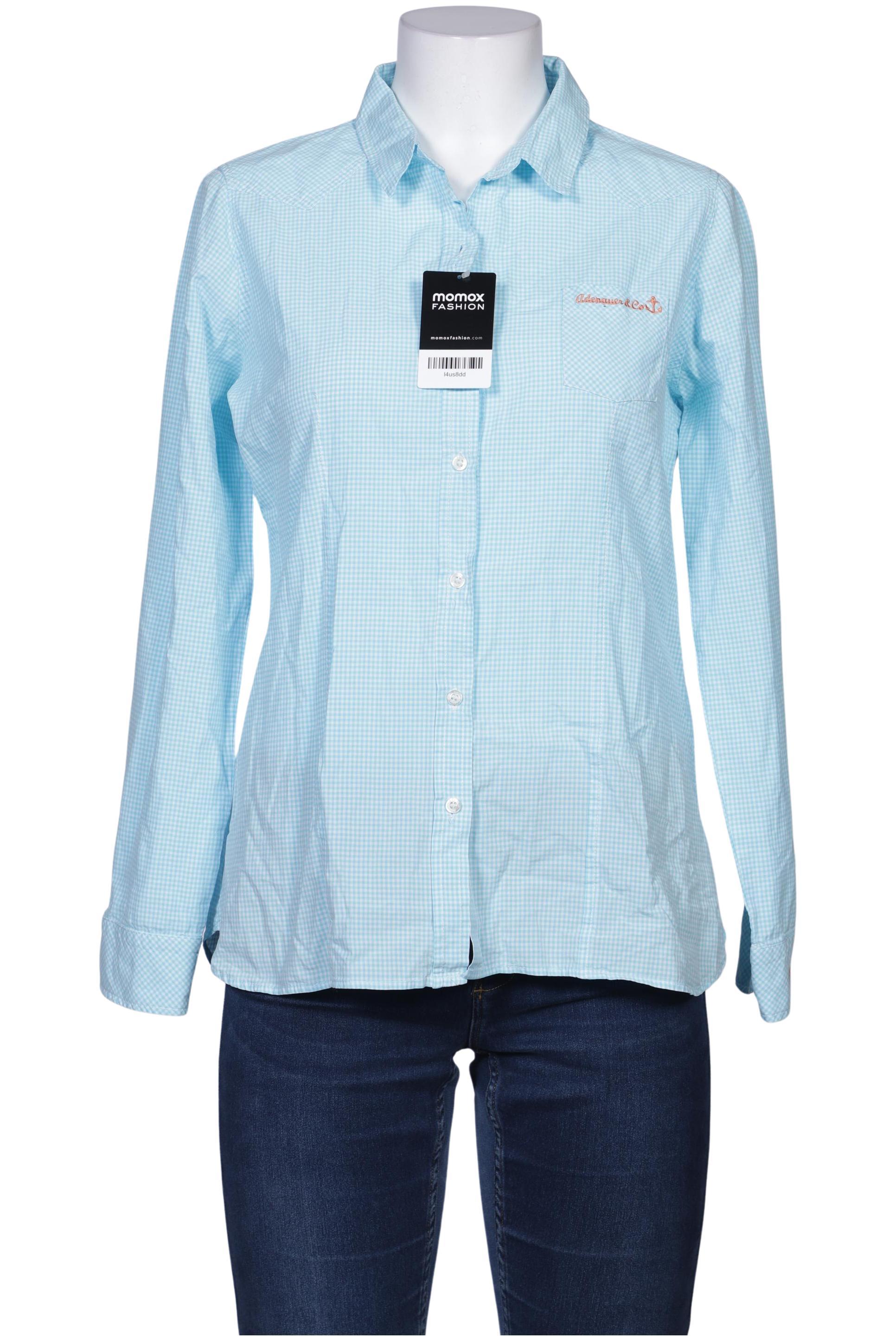 

Adenauer & Co Damen Bluse, blau, Gr. 42