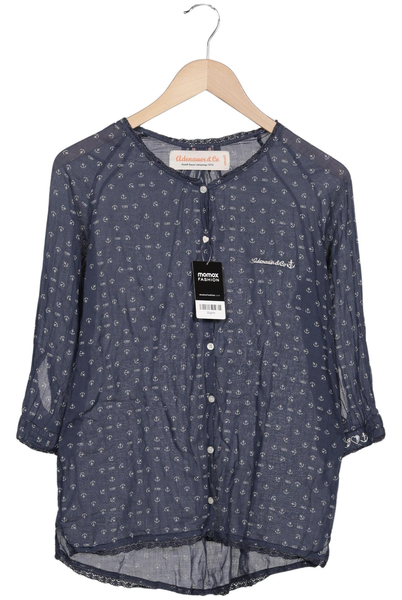 

Adenauer & Co Damen Bluse, marineblau, Gr. 36