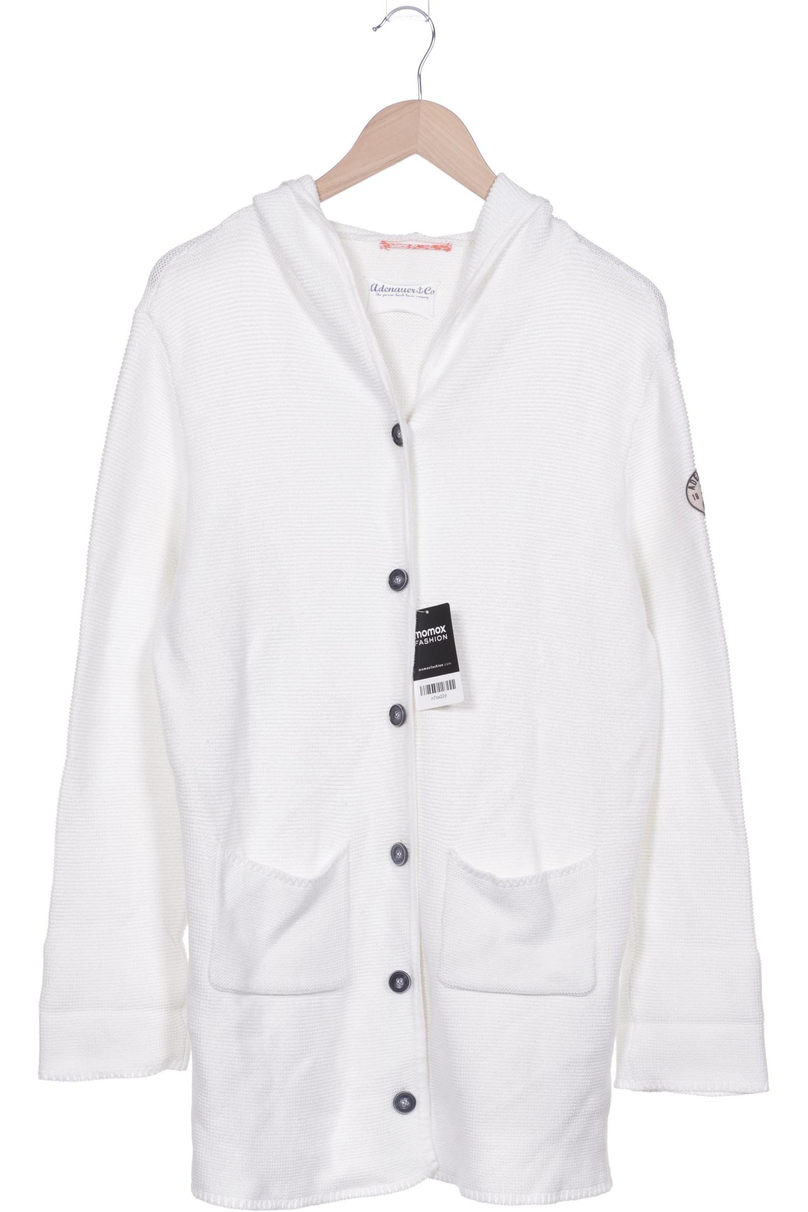 

Adenauer & Co Damen Strickjacke, weiß, Gr. 42