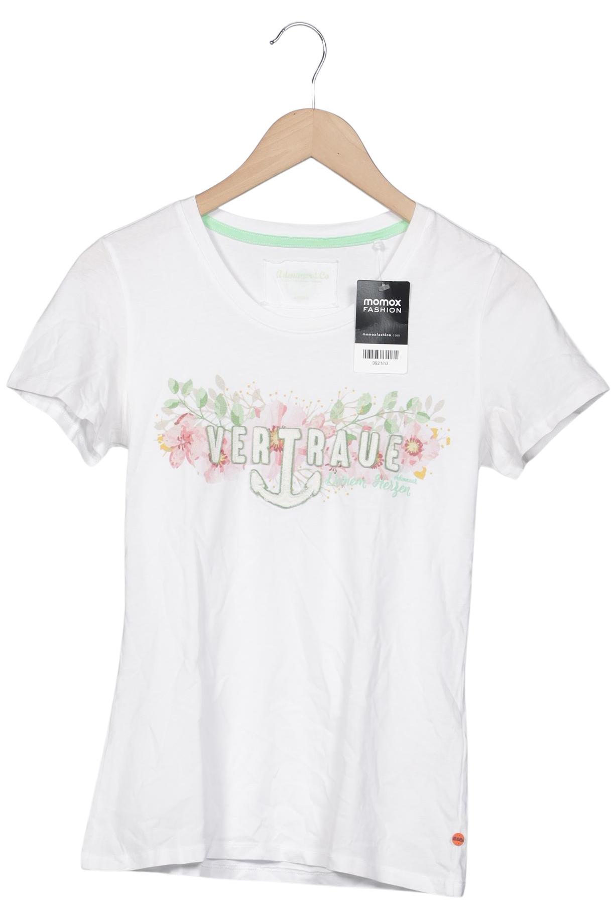 

Adenauer & Co Damen T-Shirt, weiß, Gr. 34