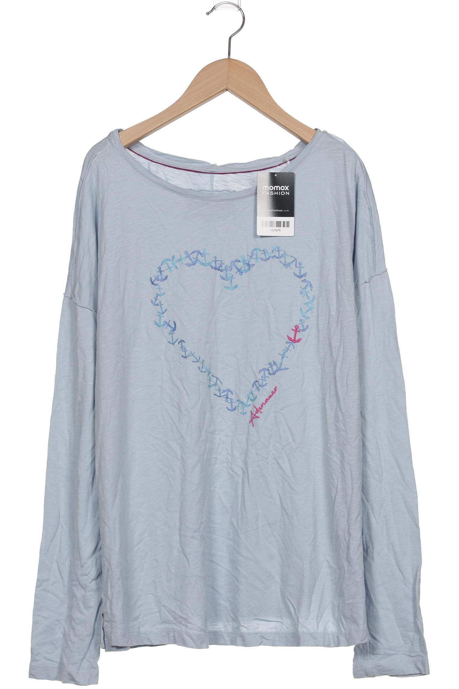 

Adenauer & Co Damen Langarmshirt, hellblau, Gr. 42