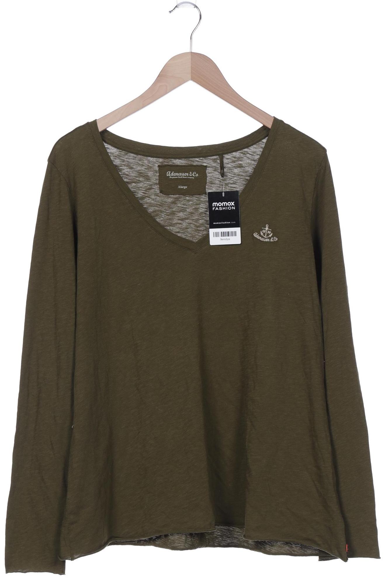 

Adenauer & Co Damen Langarmshirt, grün, Gr. 44