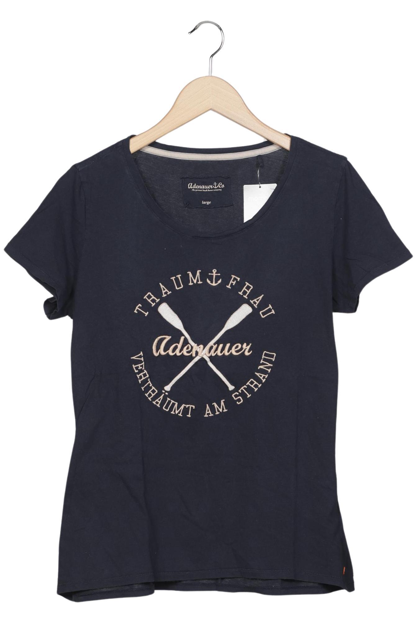 

Adenauer & Co Damen T-Shirt, marineblau, Gr. 42