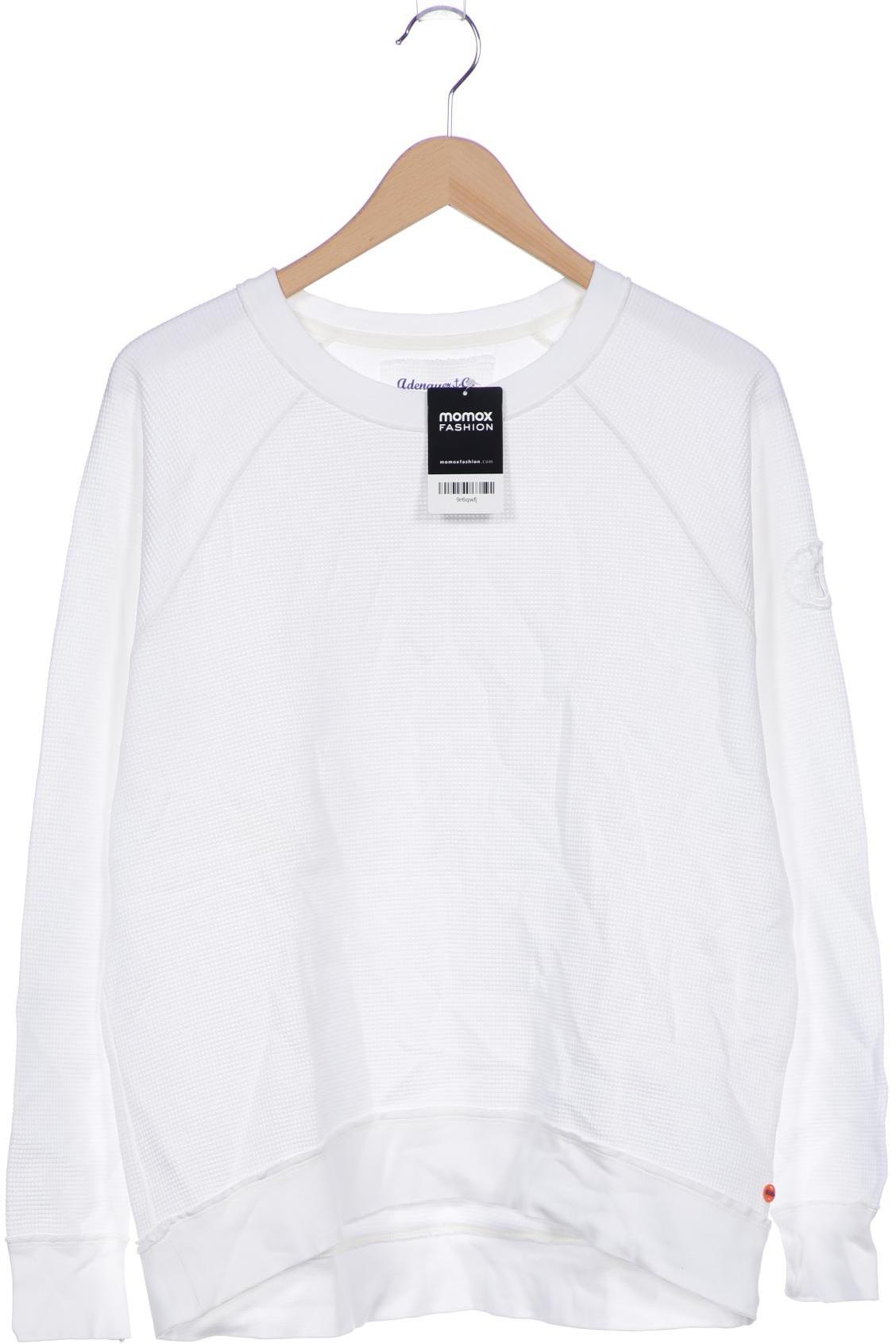

Adenauer & Co Damen Sweatshirt, weiß, Gr. 38