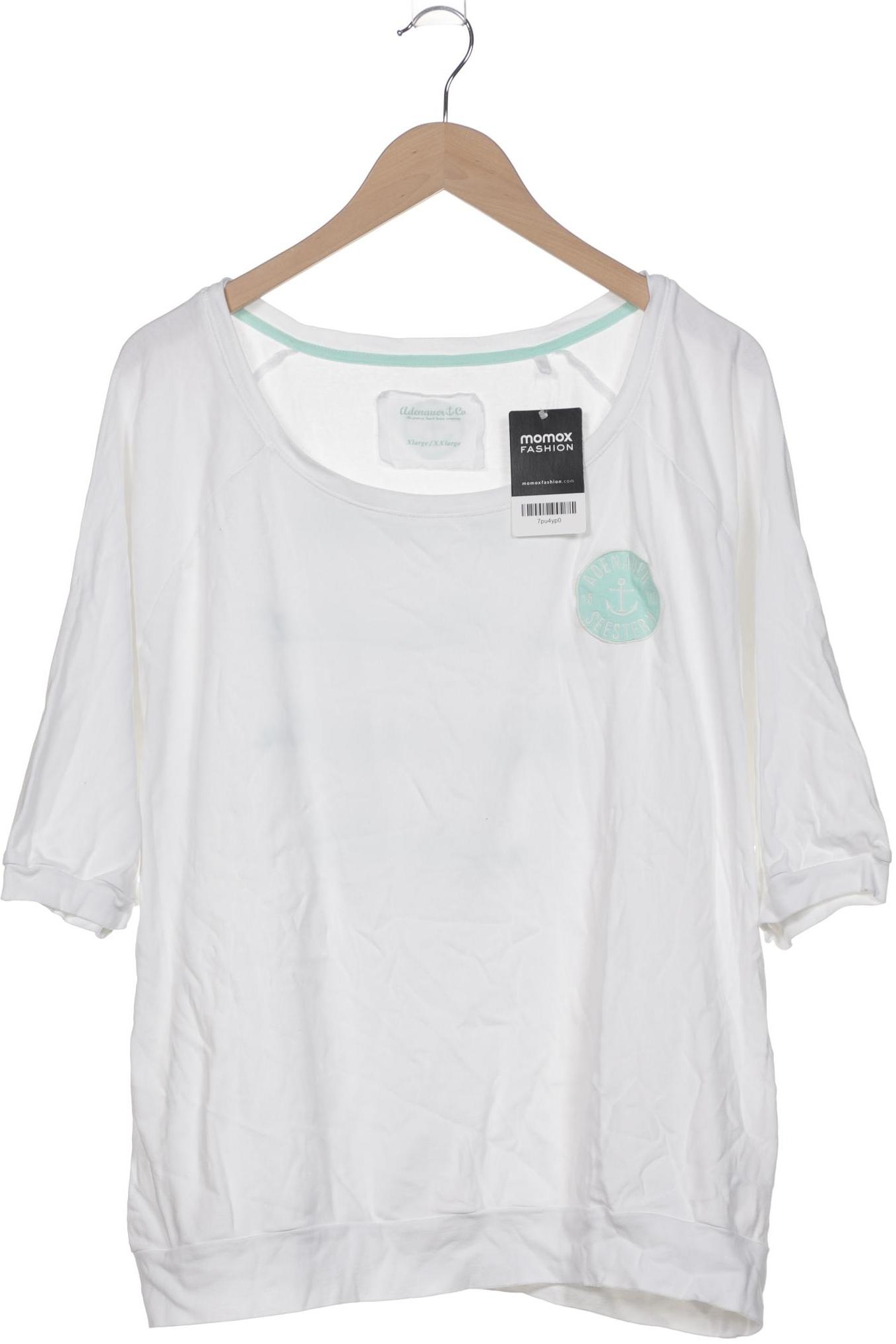 

Adenauer & Co Damen T-Shirt, weiß, Gr. 44