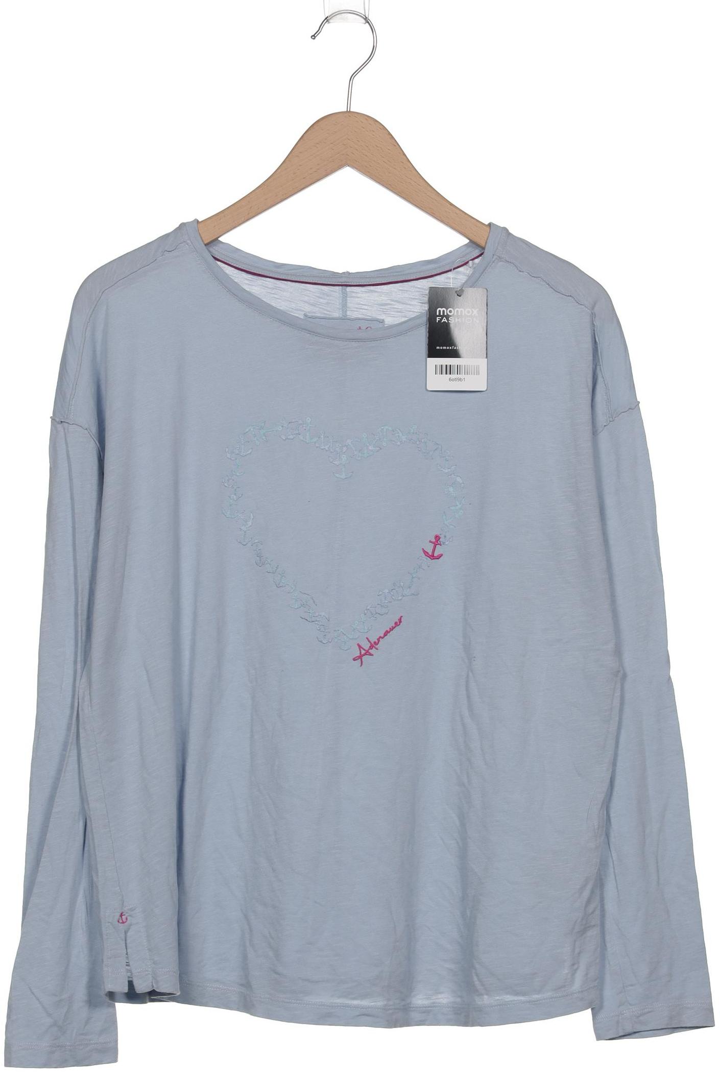 

Adenauer & Co Damen Langarmshirt, hellblau, Gr. 36