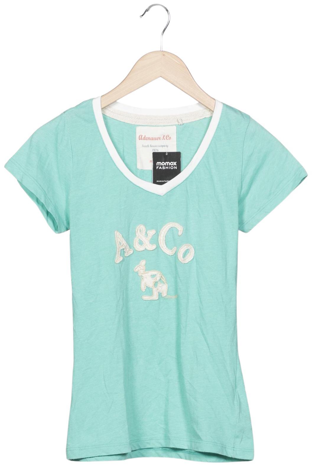 

Adenauer & Co Damen T-Shirt, türkis, Gr. 38