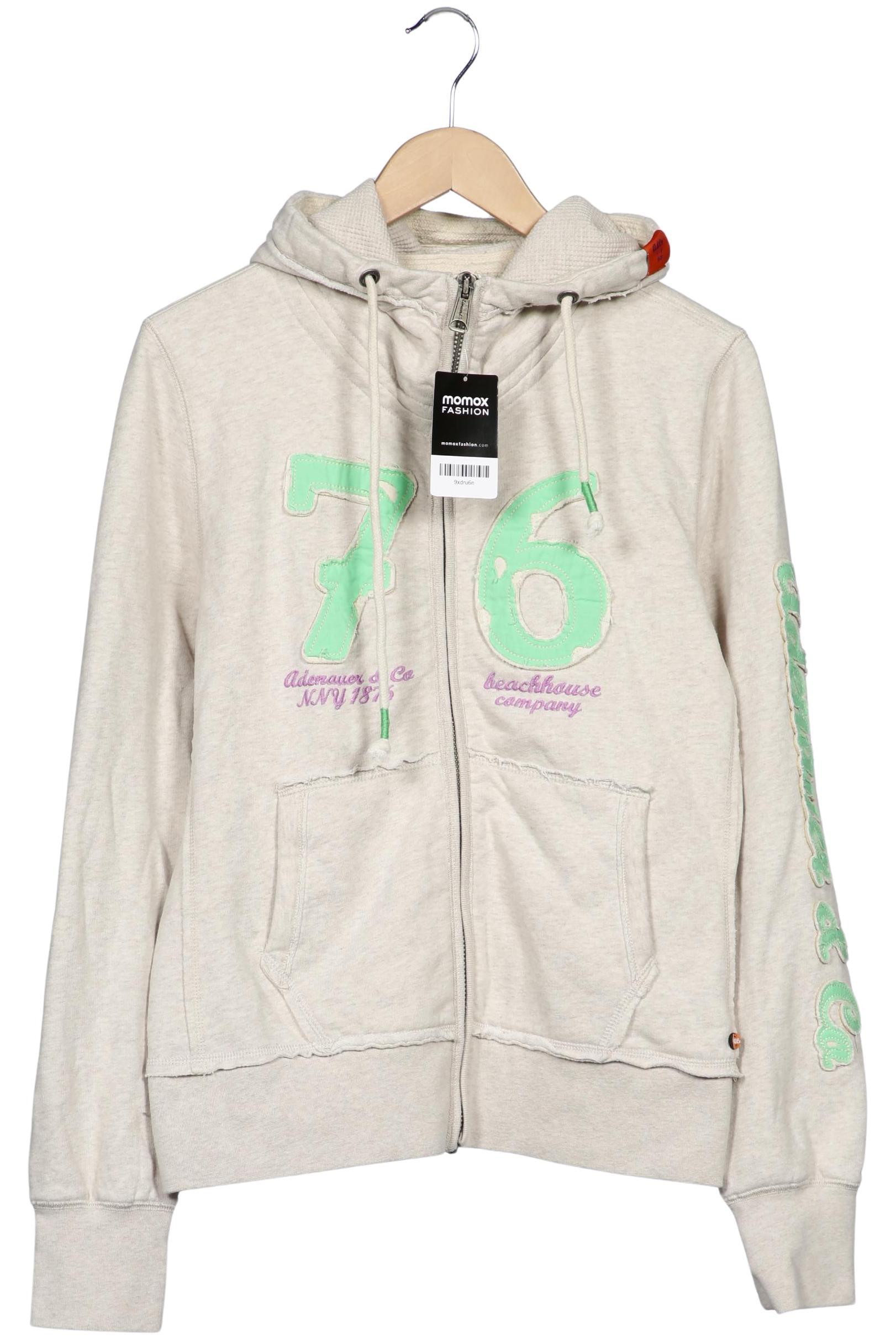 

Adenauer & Co Damen Kapuzenpullover, beige, Gr. 44