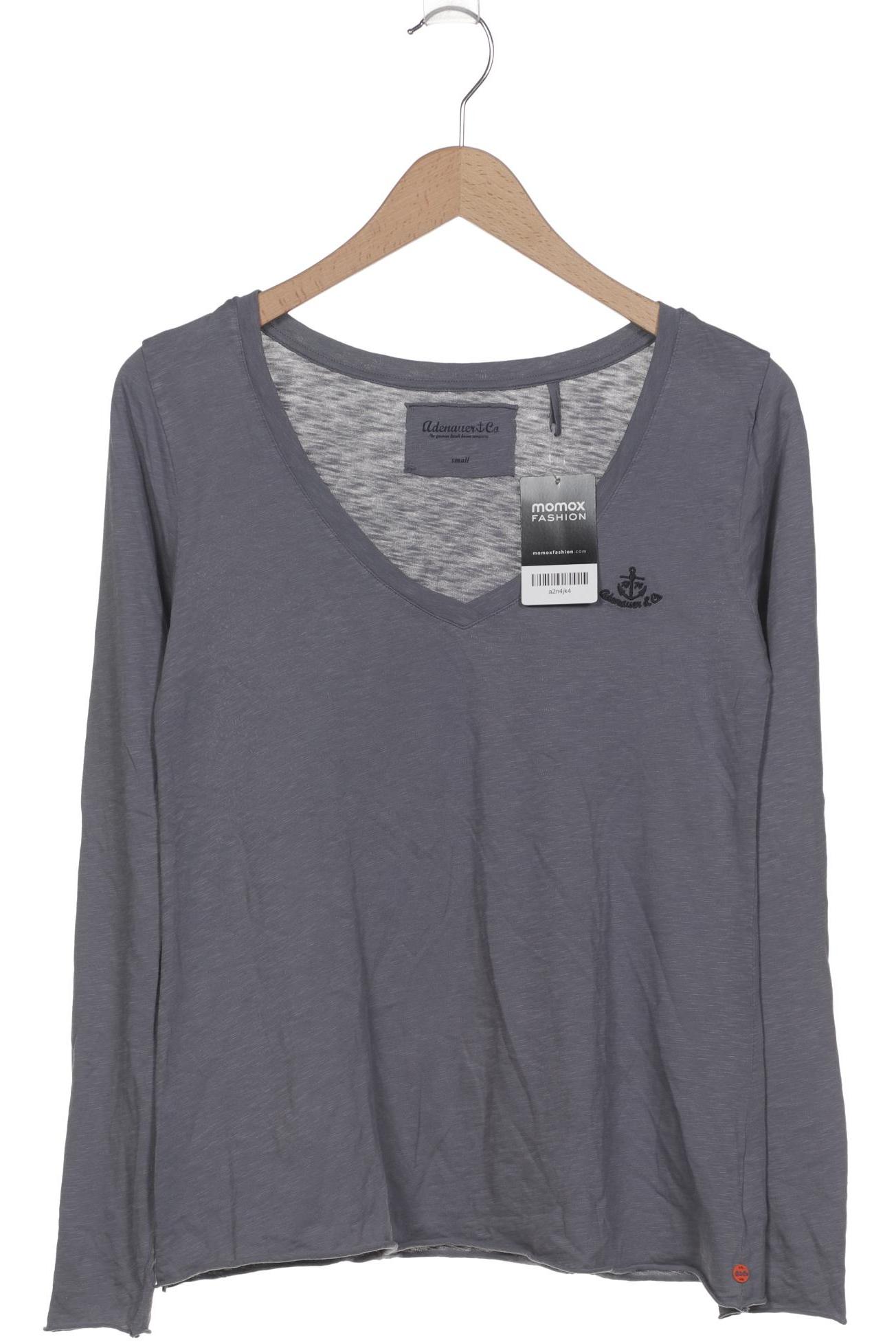 

Adenauer & Co Damen Langarmshirt, grau, Gr. 36