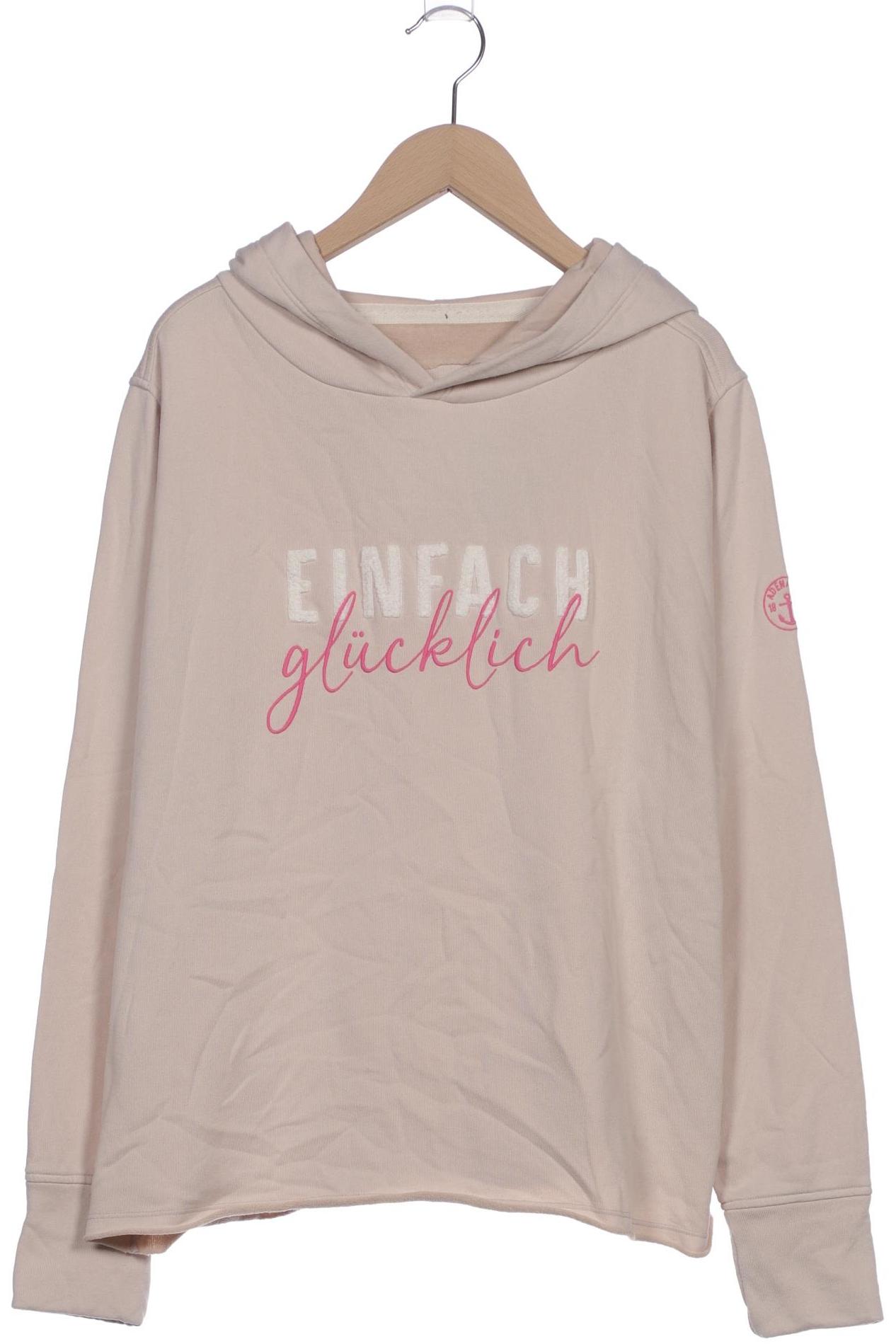 

Adenauer & Co Damen Kapuzenpullover, beige, Gr. 38