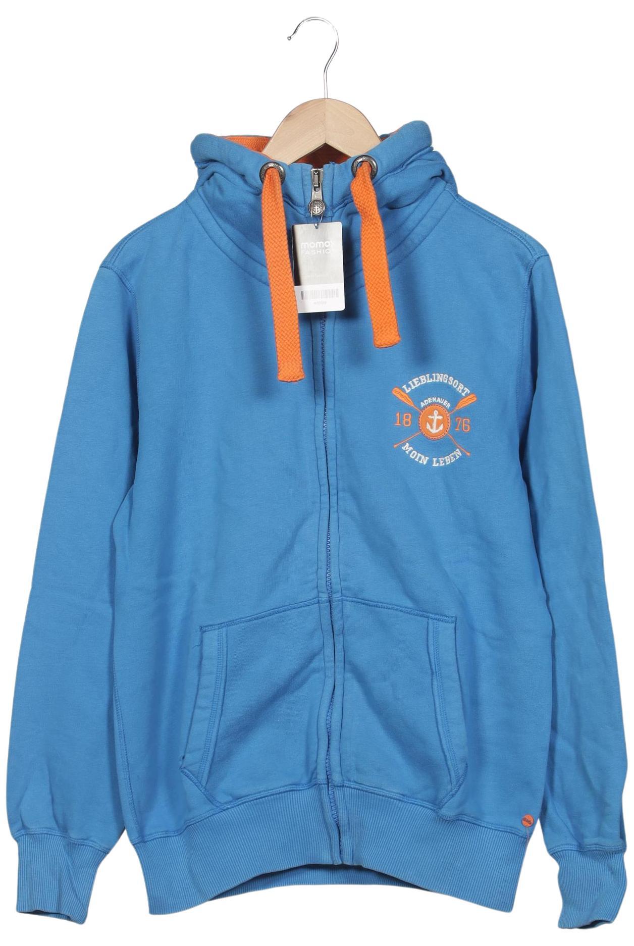 

Adenauer & Co Damen Kapuzenpullover, blau, Gr. 38