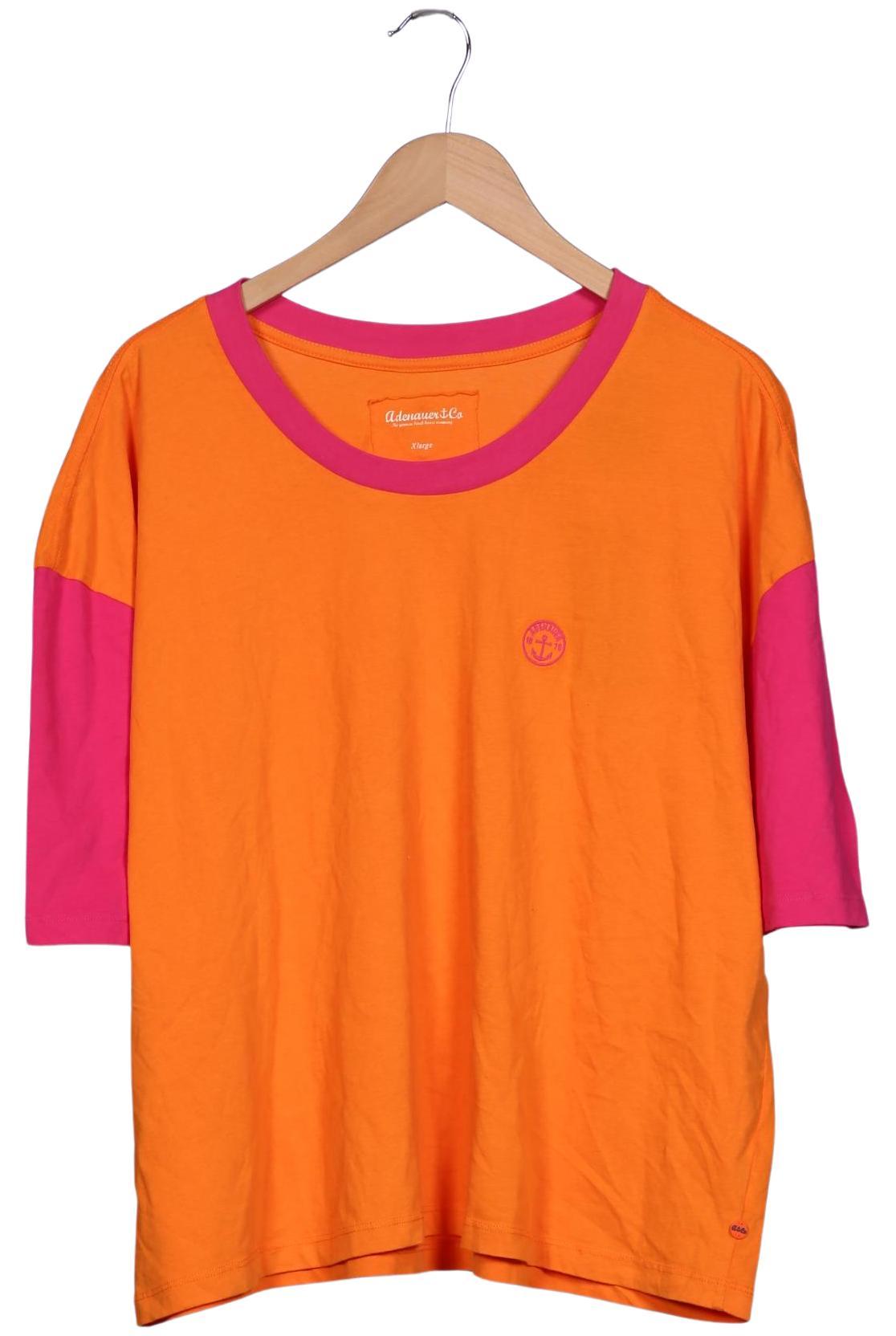 

Adenauer & Co Damen T-Shirt, orange, Gr. 44