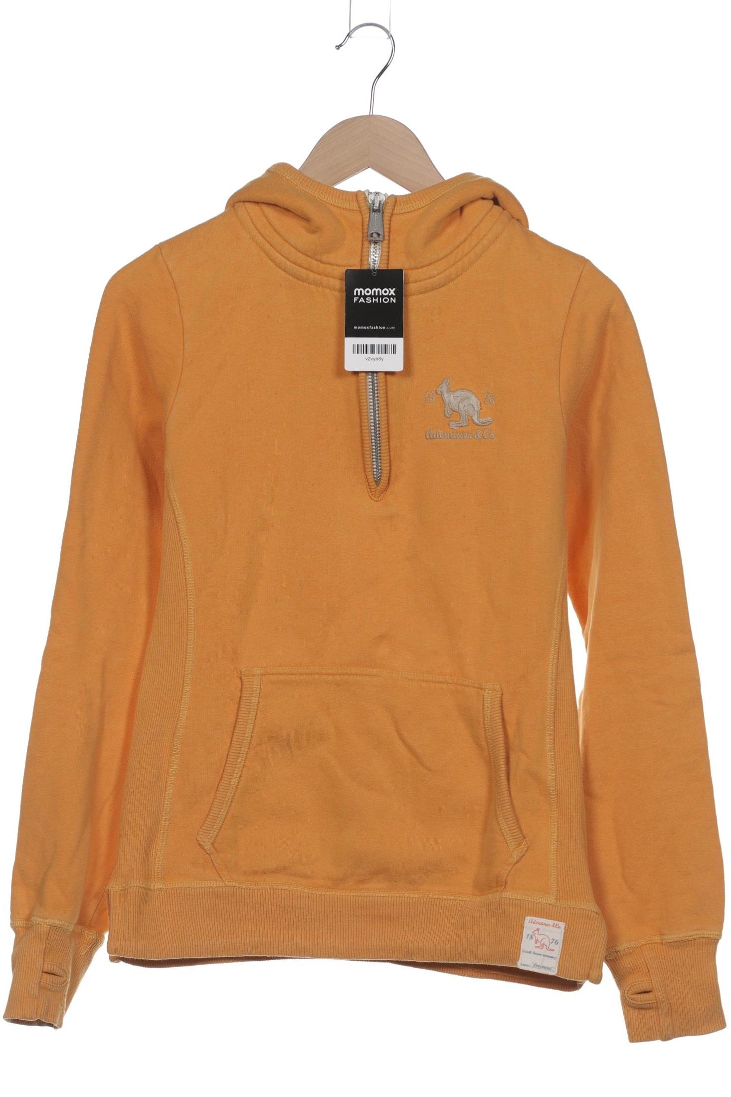 

Adenauer & Co Damen Kapuzenpullover, orange, Gr. 38