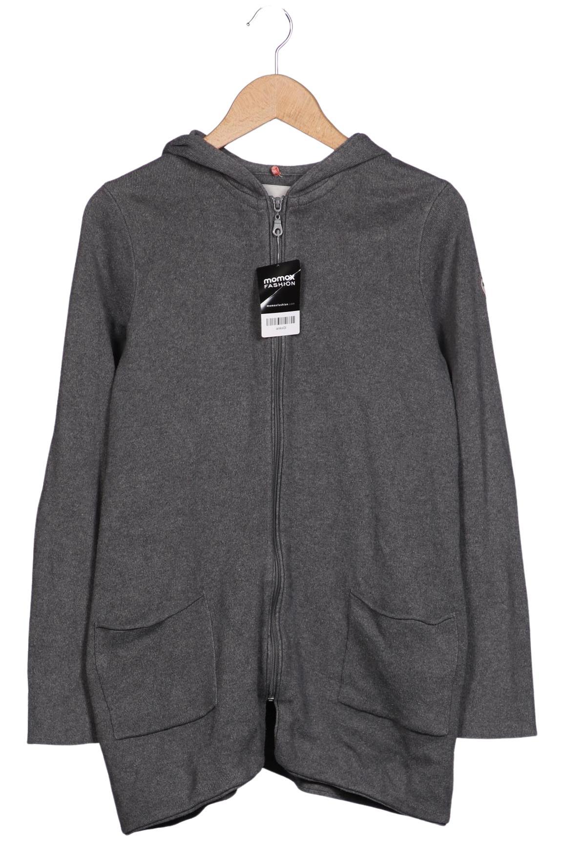 

Adenauer & Co Damen Kapuzenpullover, grau, Gr. 36