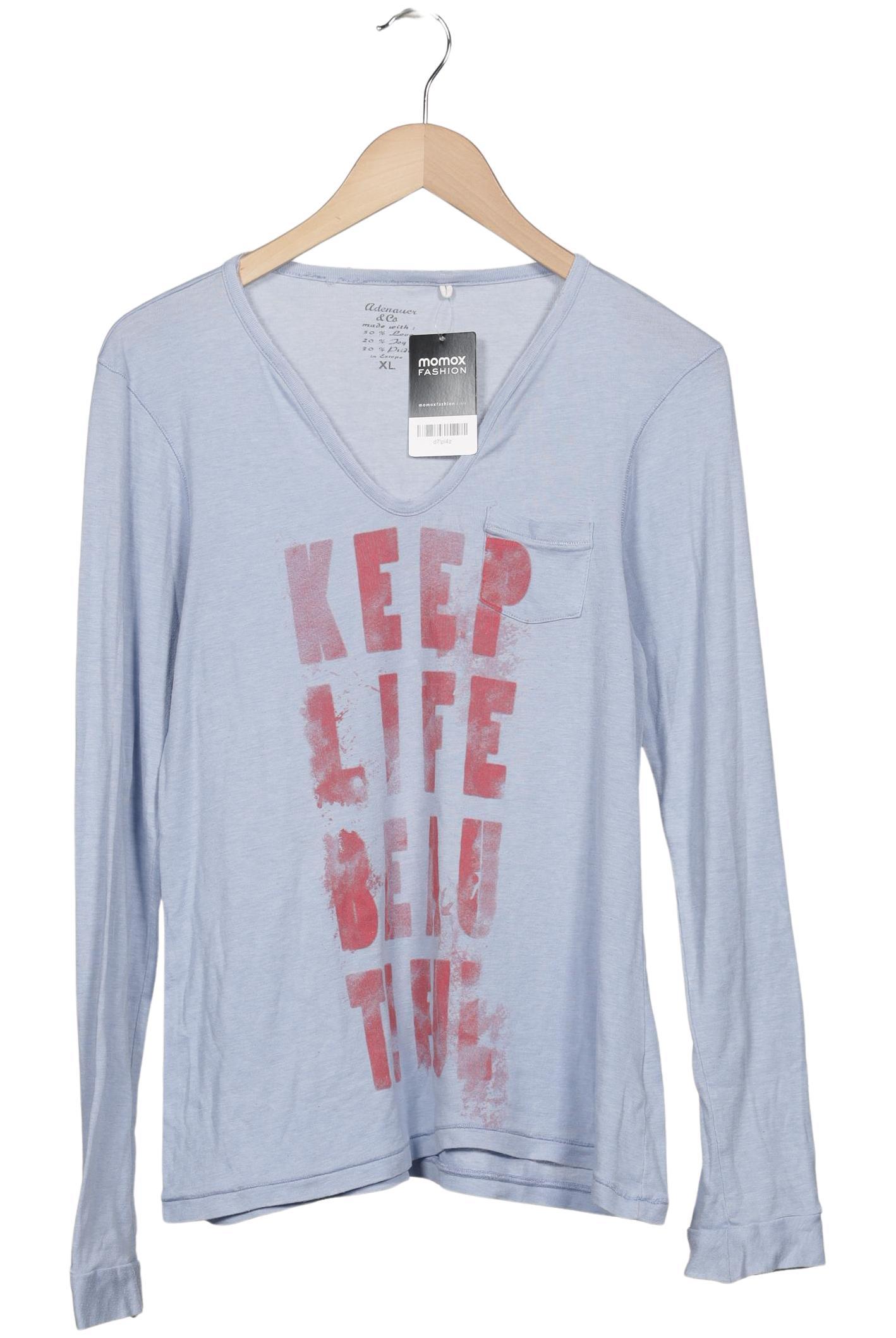 

Adenauer & Co Damen Langarmshirt, blau, Gr. 44