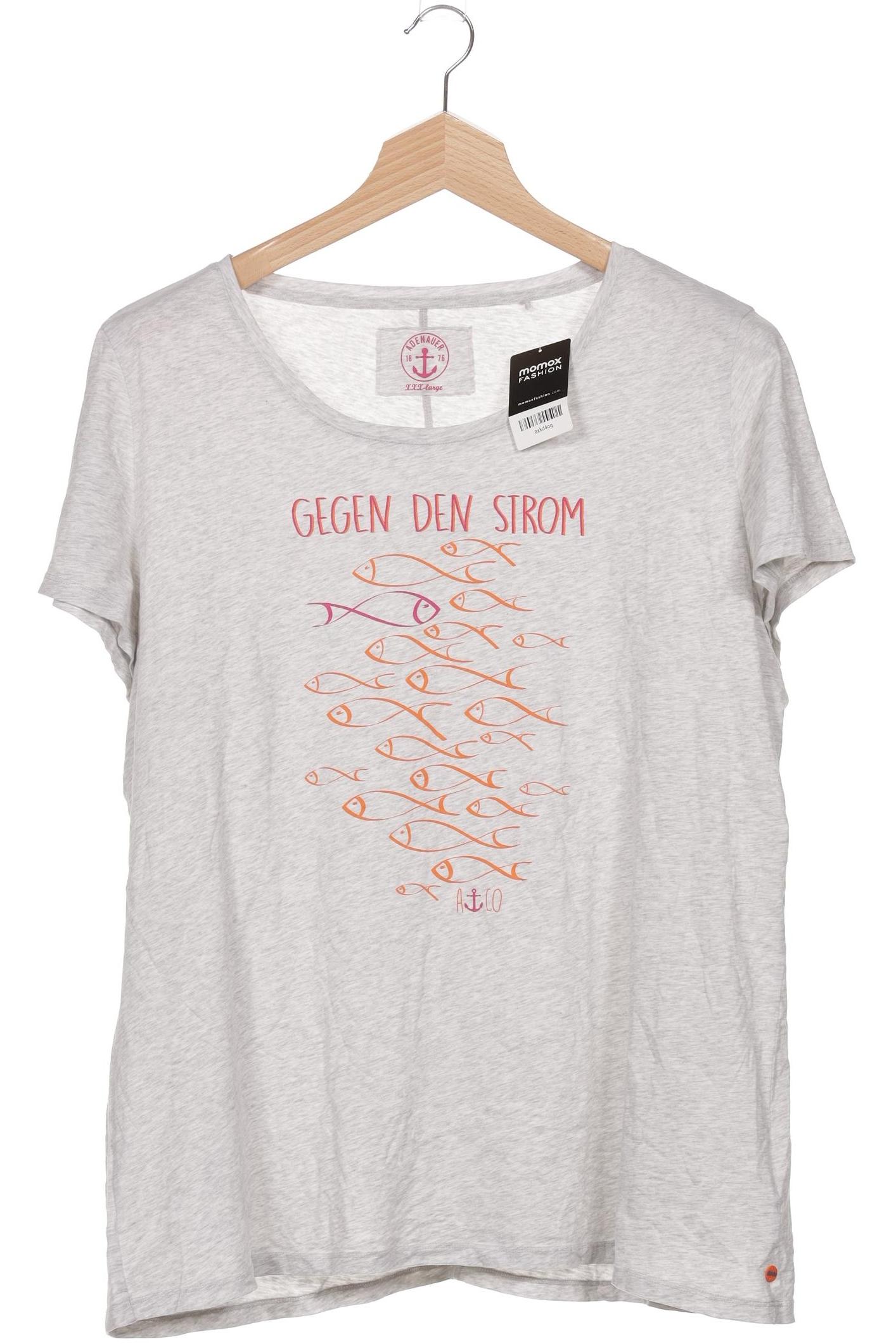 

Adenauer & Co Damen T-Shirt, grau, Gr. 48
