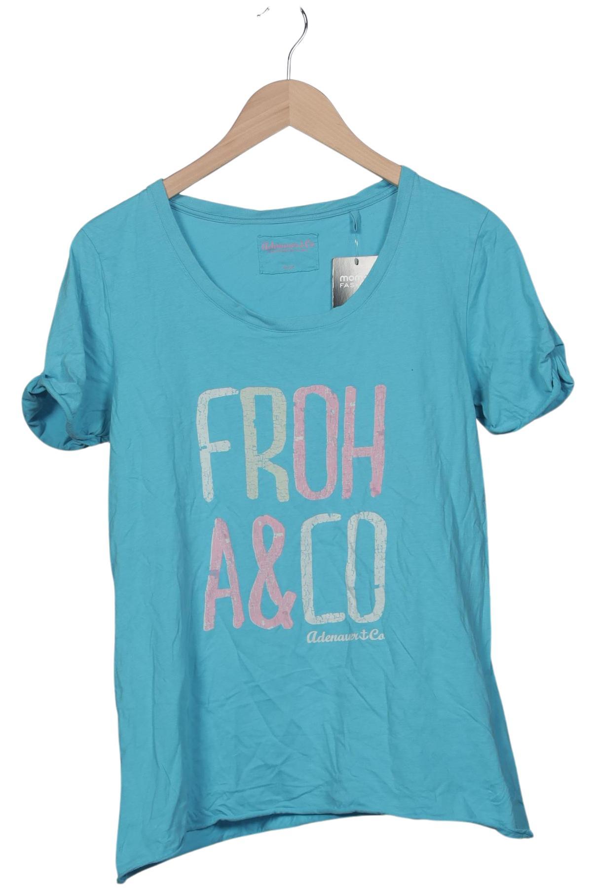 

Adenauer & Co Damen T-Shirt, hellblau, Gr. 42
