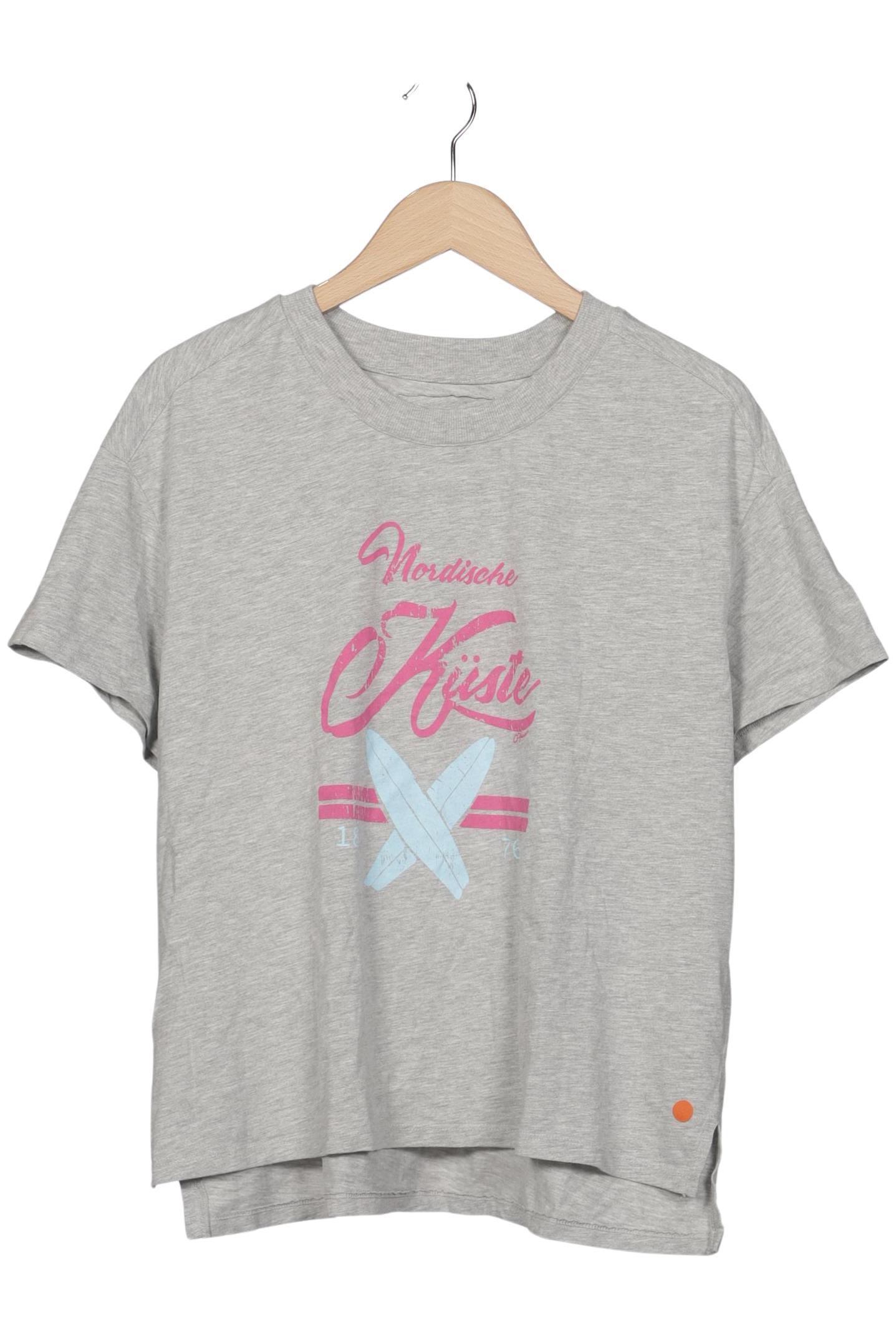 

Adenauer & Co Damen T-Shirt, grau, Gr. 36