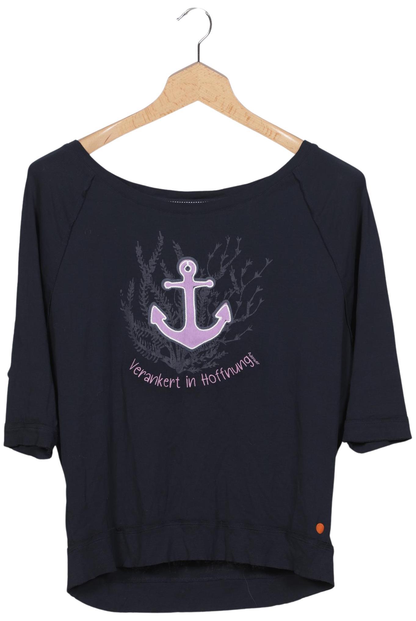 

Adenauer & Co Damen Langarmshirt, marineblau, Gr. 38