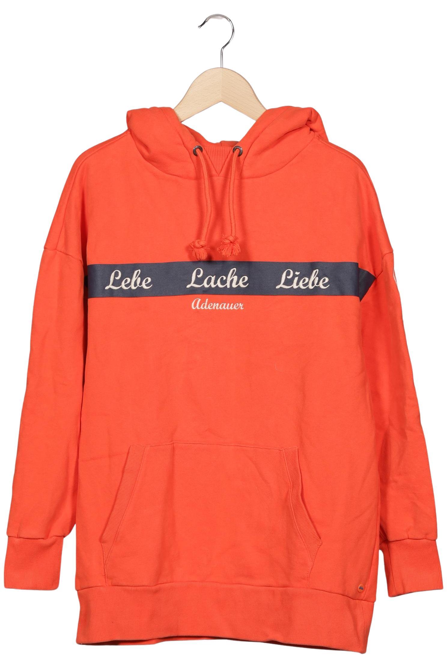 

Adenauer & Co Damen Kapuzenpullover, orange, Gr. 34