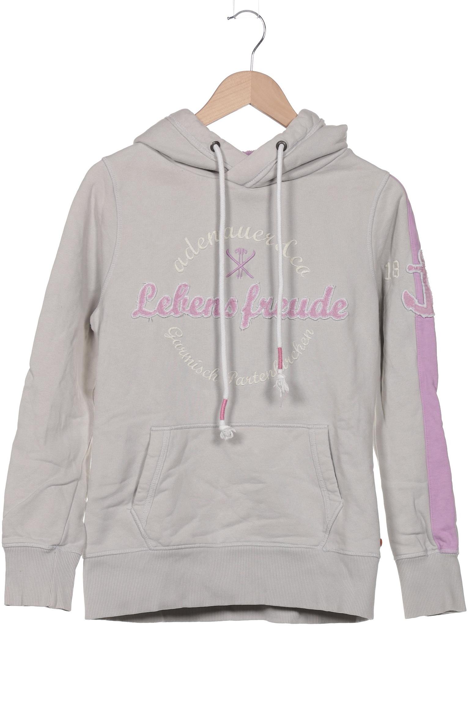 

Adenauer & Co Damen Kapuzenpullover, grau, Gr. 38
