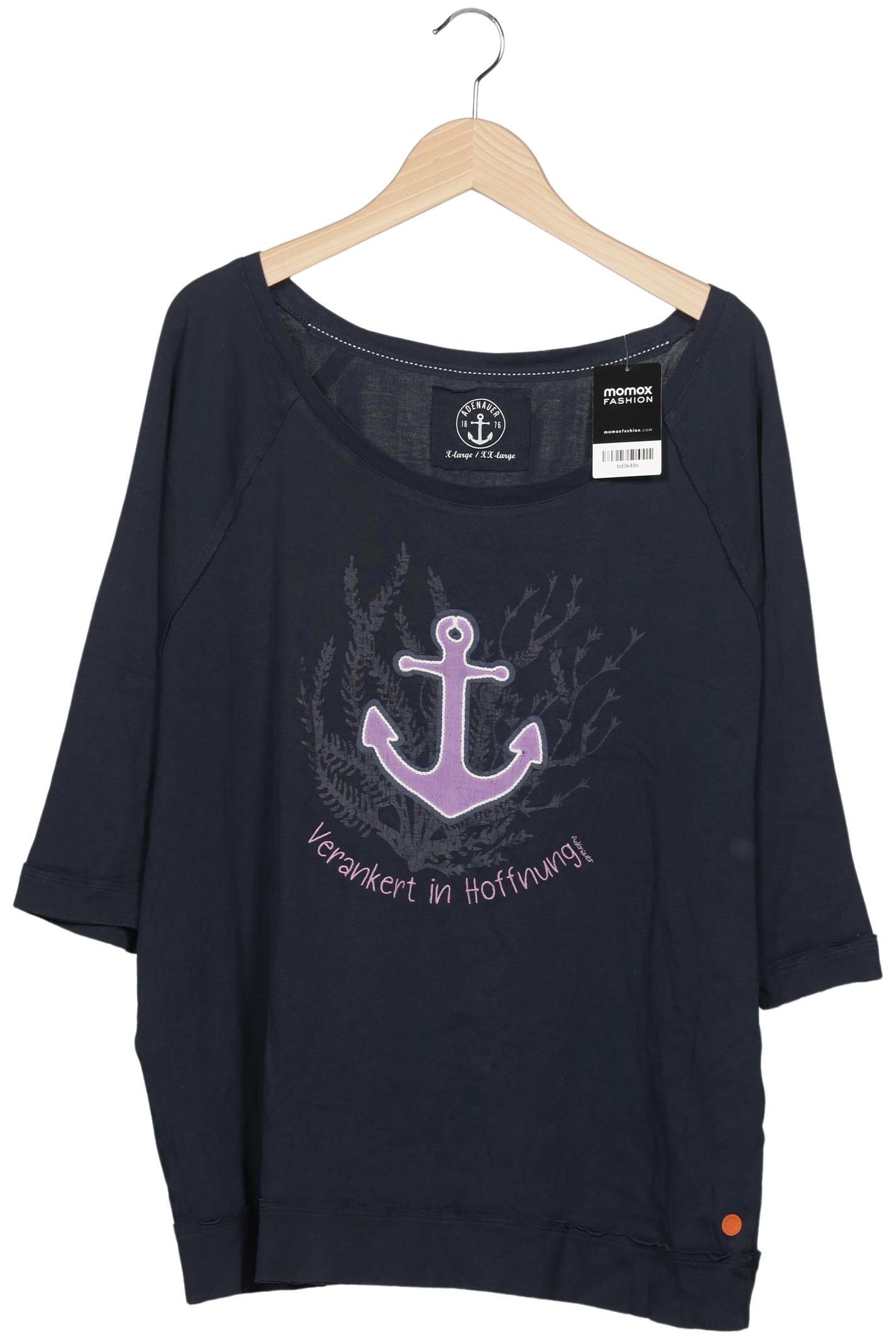 

Adenauer & Co Damen Langarmshirt, marineblau, Gr. 44