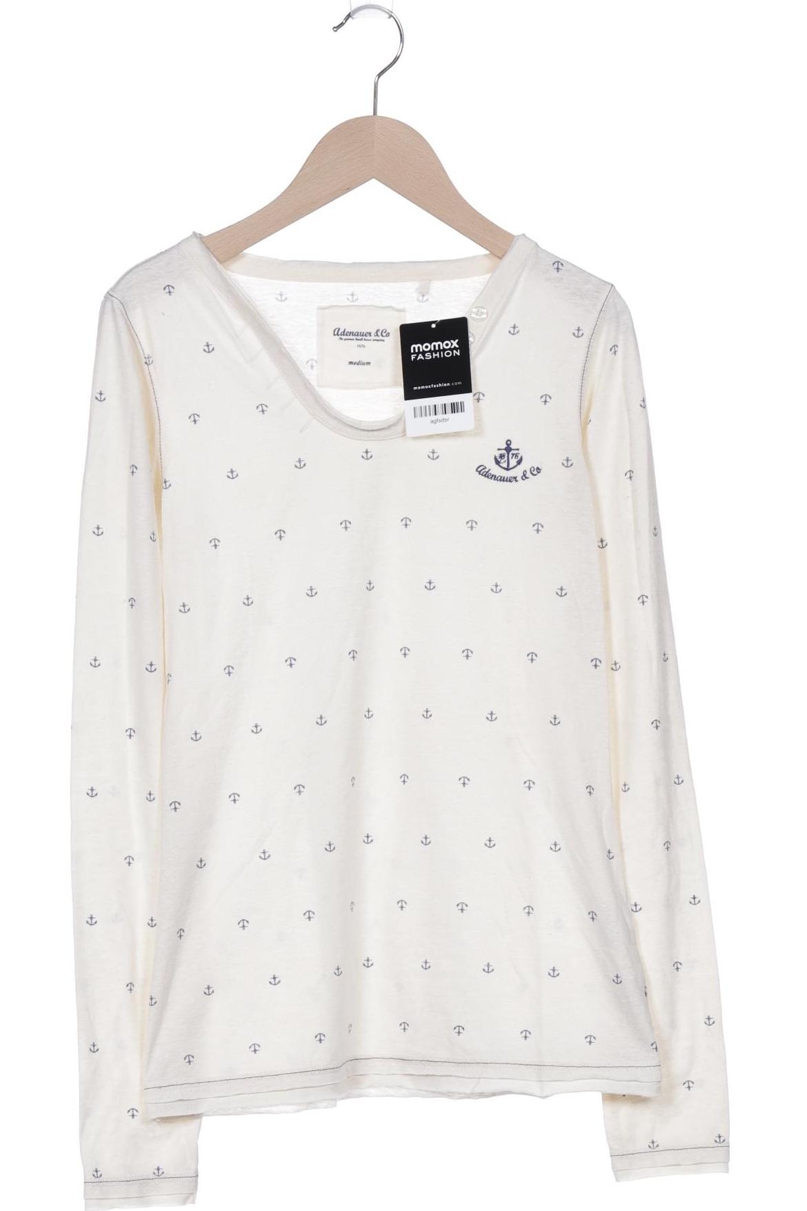 

Adenauer & Co Damen Langarmshirt, cremeweiß, Gr. 38