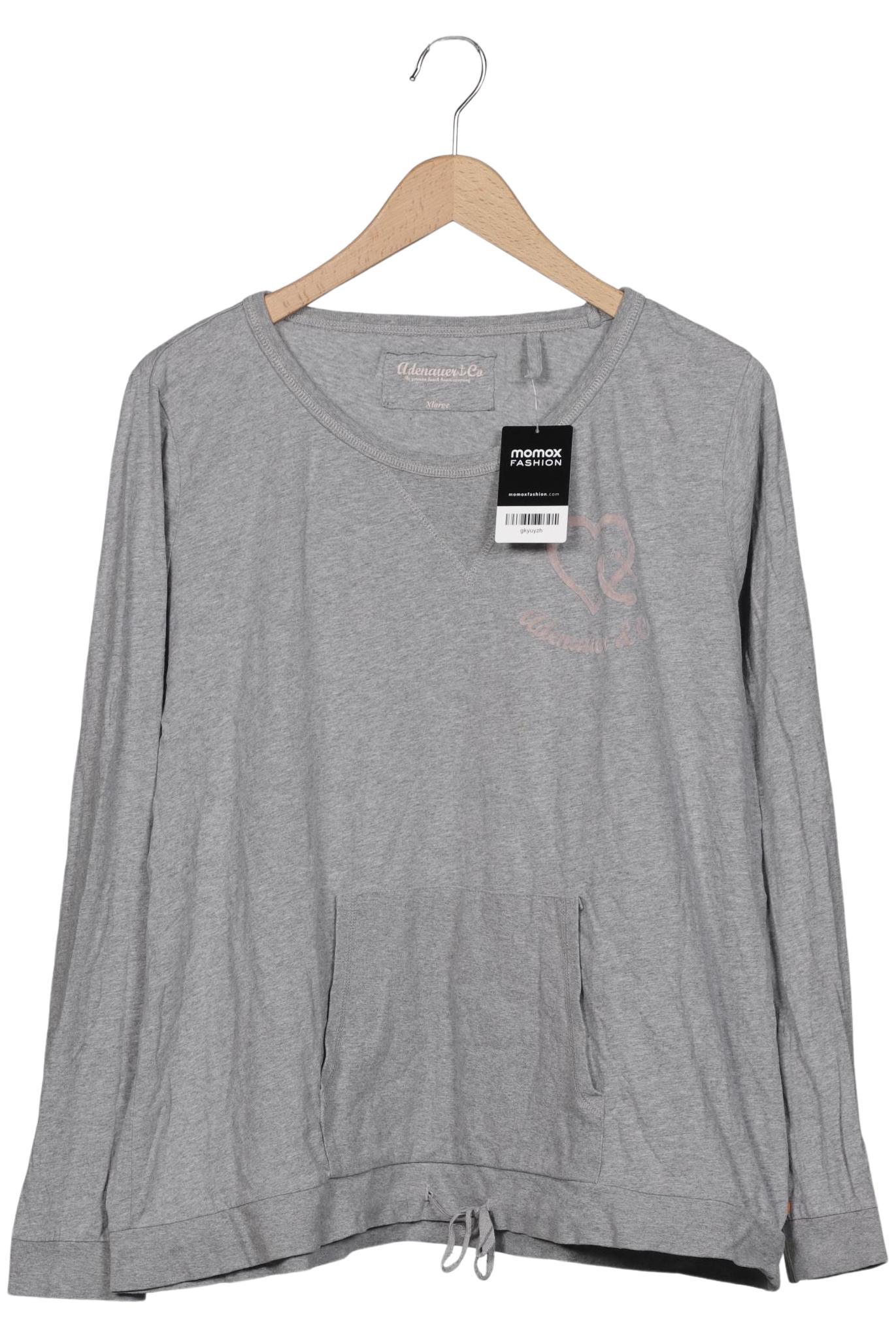 

Adenauer & Co Damen Langarmshirt, grau, Gr. 44