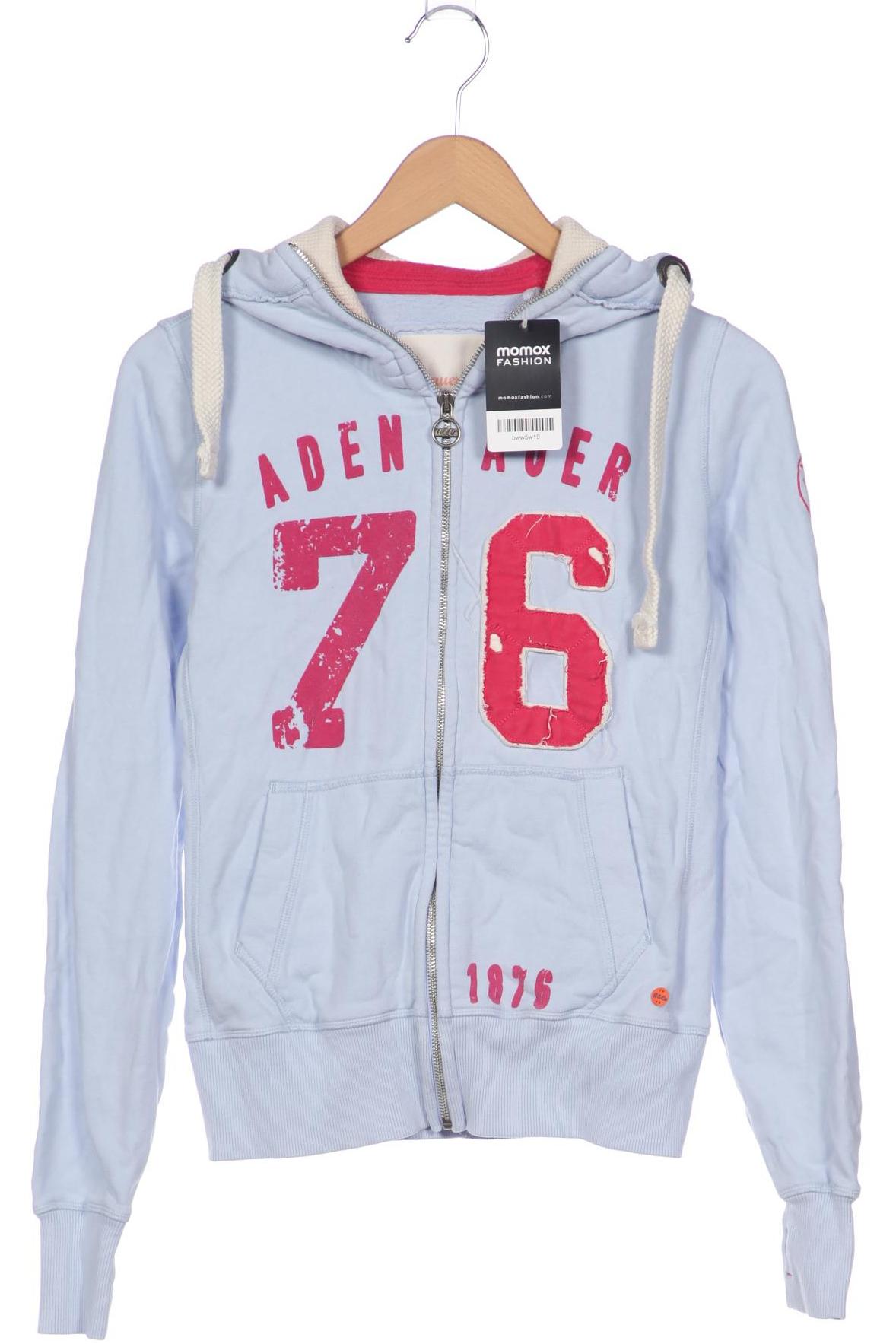 

Adenauer & Co Damen Kapuzenpullover, hellblau, Gr. 34
