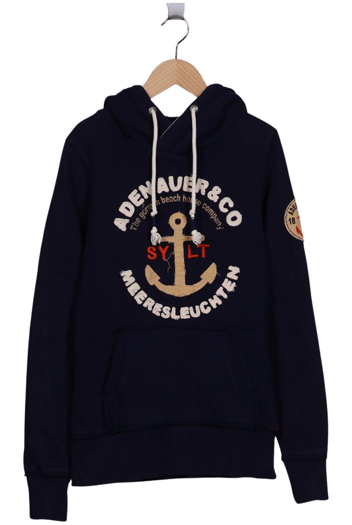 

Adenauer & Co Damen Kapuzenpullover, marineblau, Gr. 36