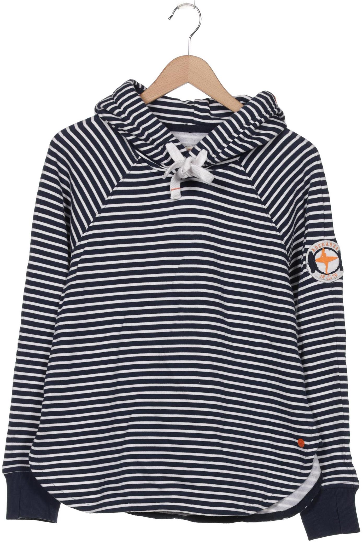 

Adenauer & Co Damen Kapuzenpullover, blau, Gr. 38