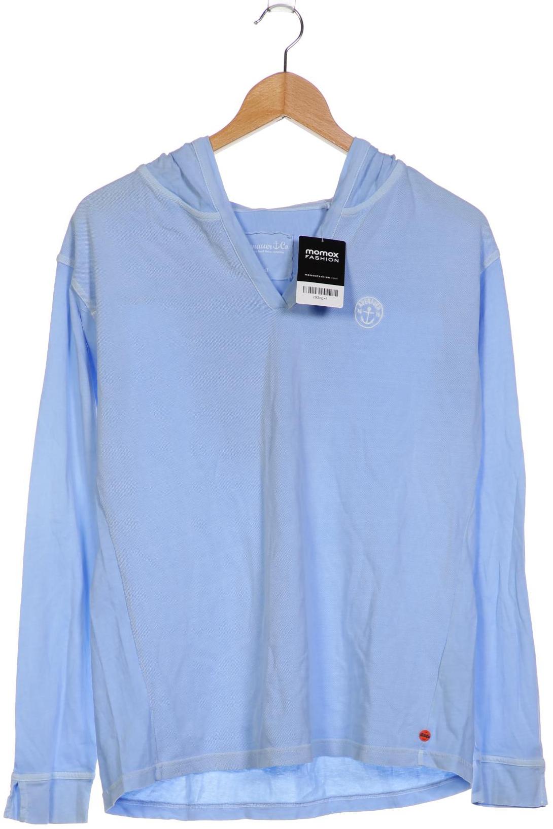 

Adenauer & Co Damen Kapuzenpullover, hellblau, Gr. 36