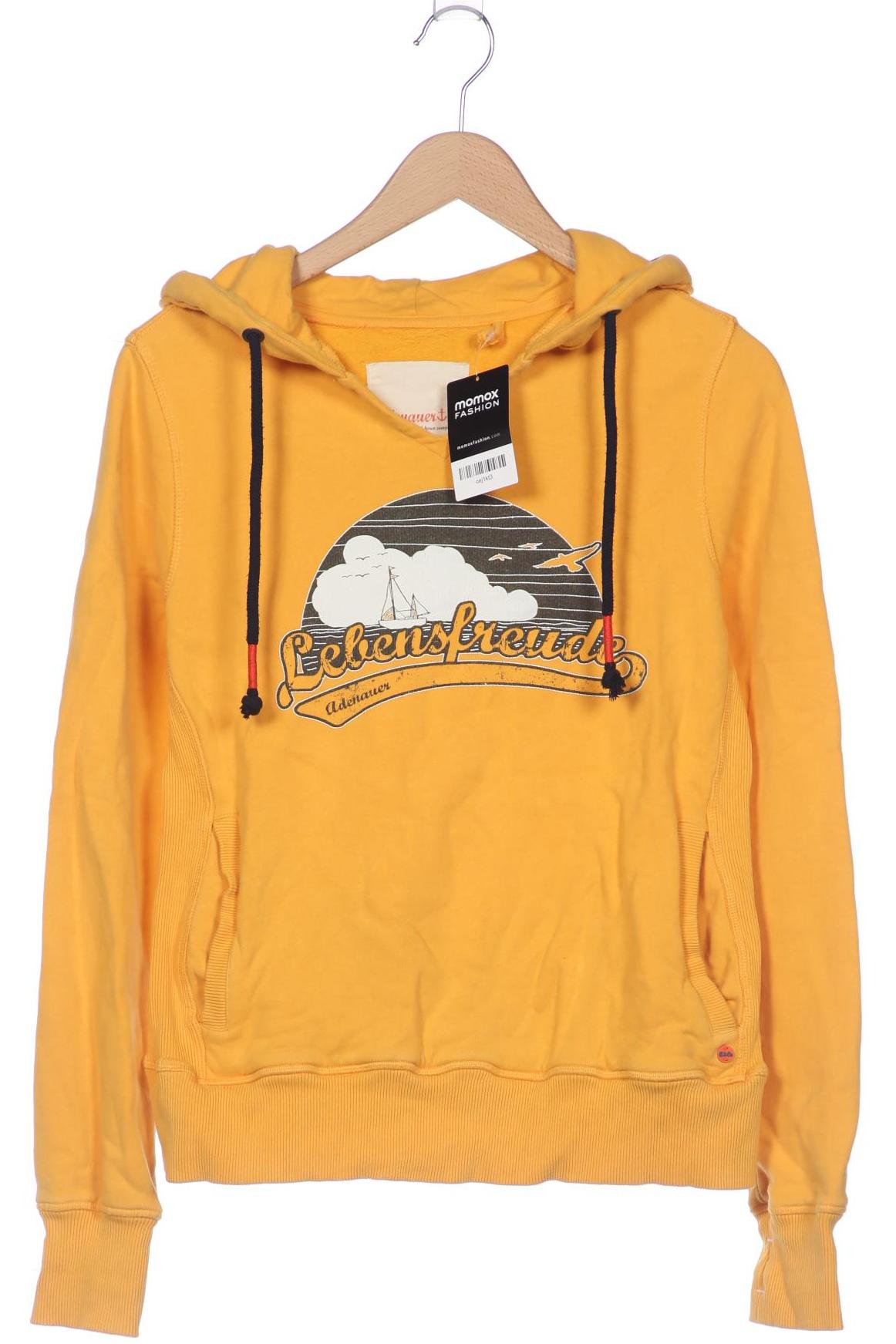 

Adenauer & Co Damen Kapuzenpullover, gelb, Gr. 38