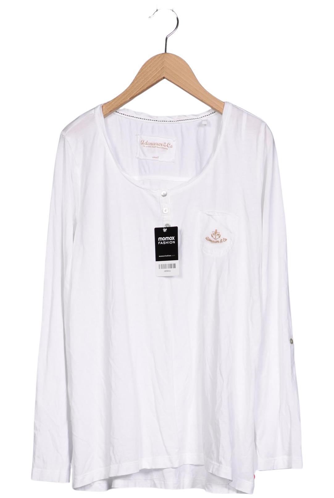 

Adenauer & Co Damen Langarmshirt, cremeweiß, Gr. 36